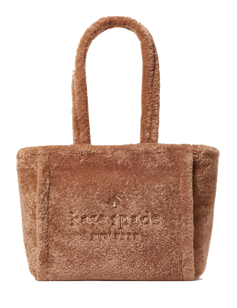 Kate Spade New York Ella Shearling Fur Large Tote Bag