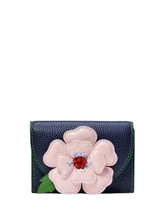 Kate Spade New York In The Garden Floral Applique Flap Card Case