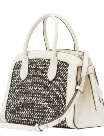 Kate Spade New York Knott Raffia Tweed Medium Zip-top Satchel