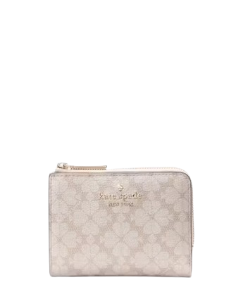 Kate Spade New York Spade Flower Small L-zip Wallet