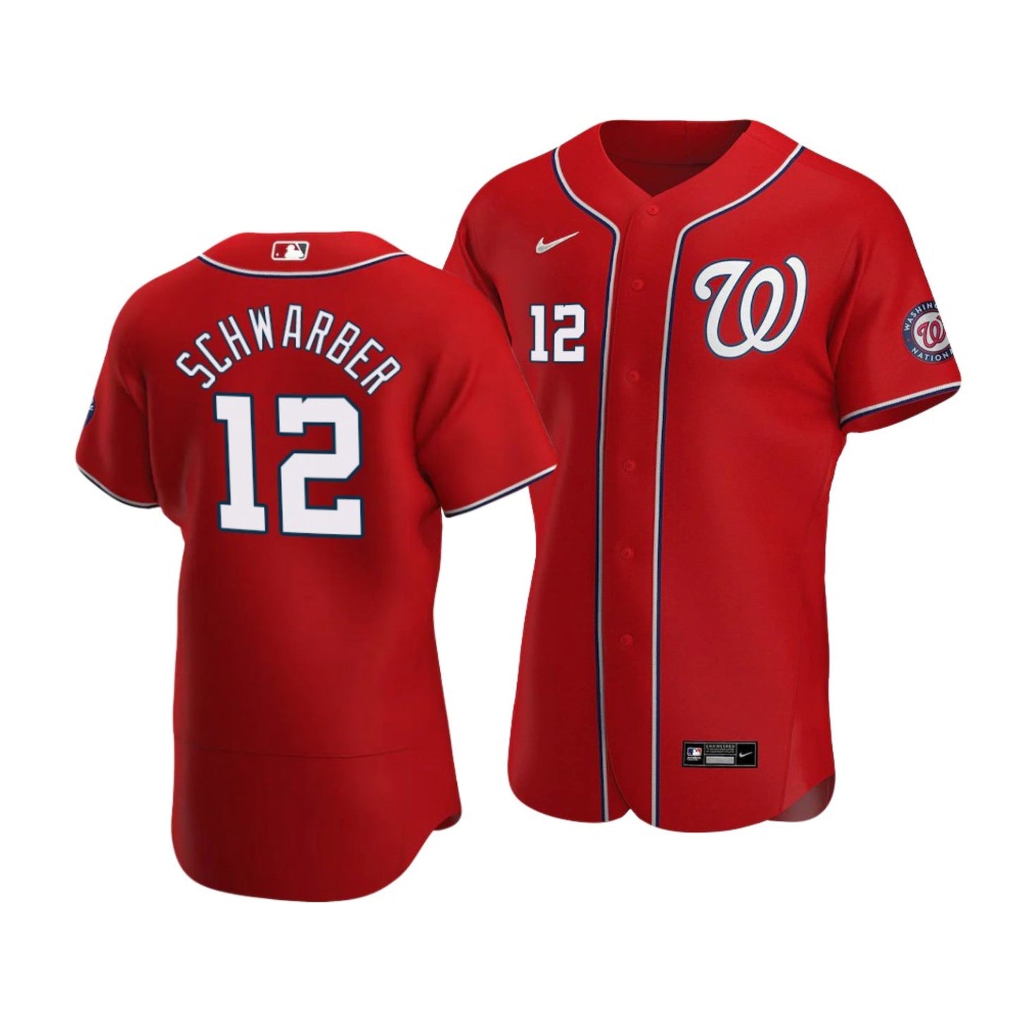 Kyle Schwarber Washington Nationals 12 Jersey
