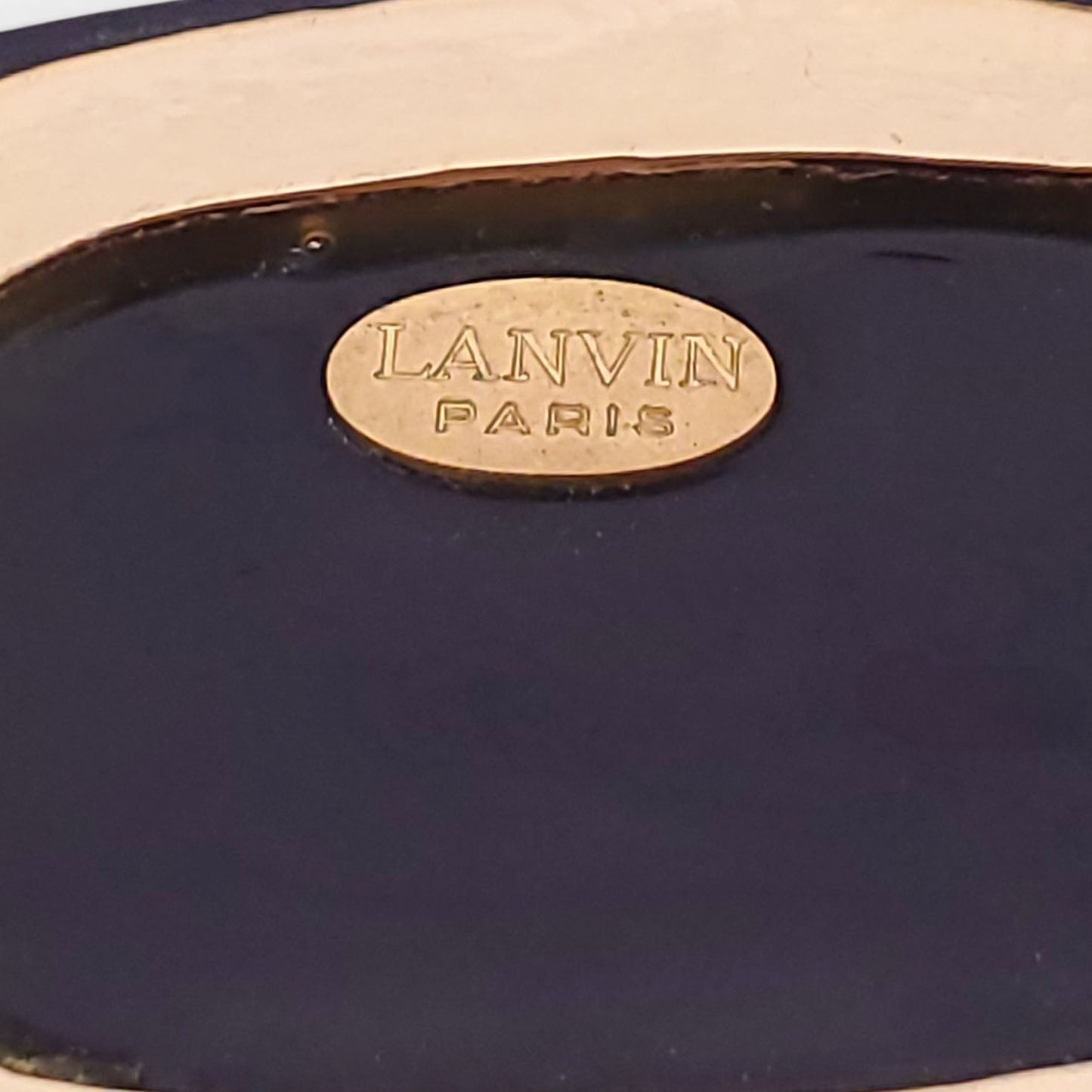LANVIN VINTAGE GOLD AND BLUE NECKLACE