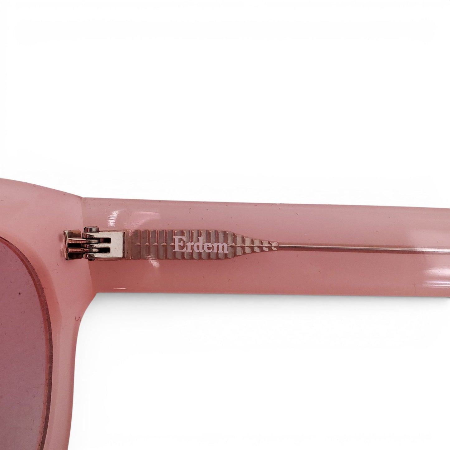 LINDA FARROW x ERDEM PINK SUNGLASSES