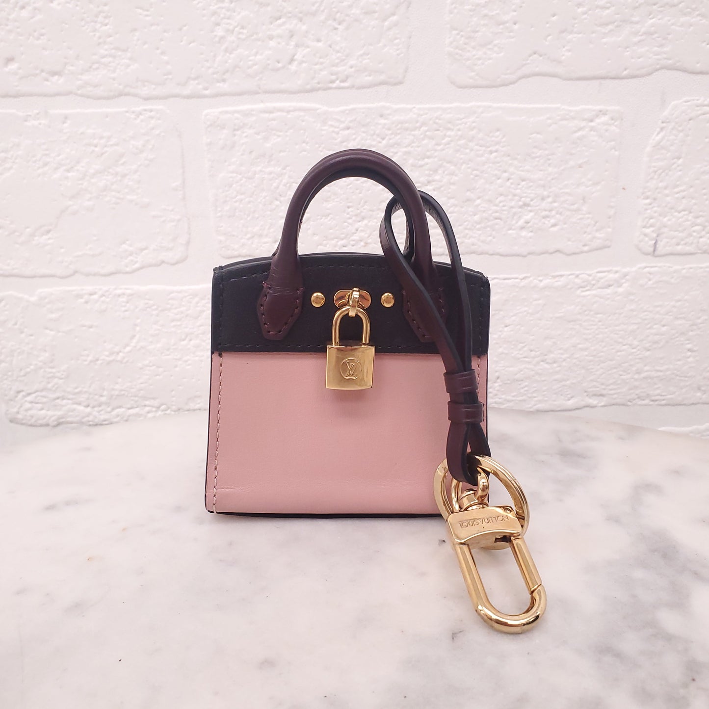 LOUIS VUITTON PINK PURSE BAG CHARM