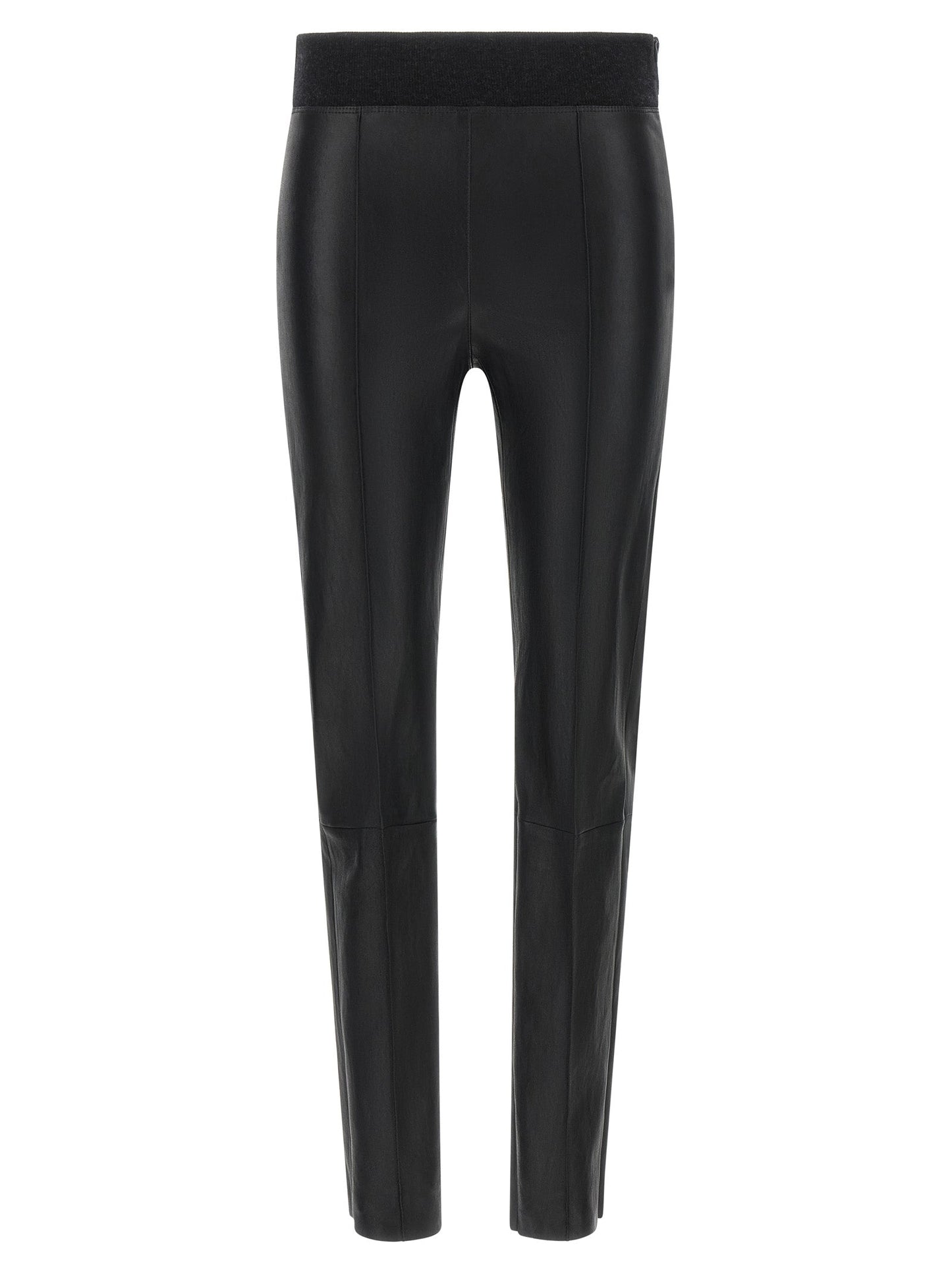 Brunello Cucinelli Women Stretch Nappa Leather Leggings