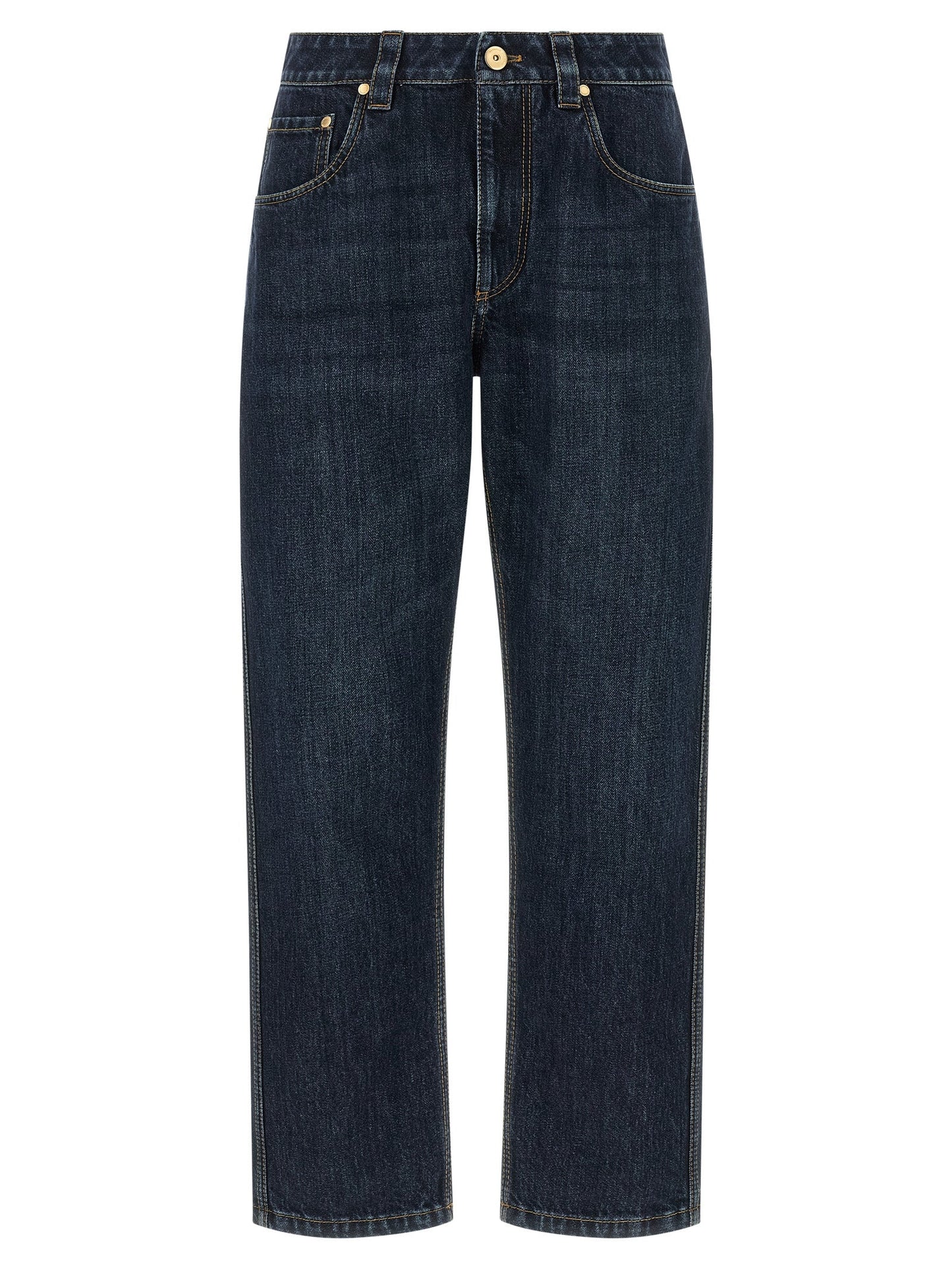 Brunello Cucinelli Women 'Shiny Bartack' Jeans
