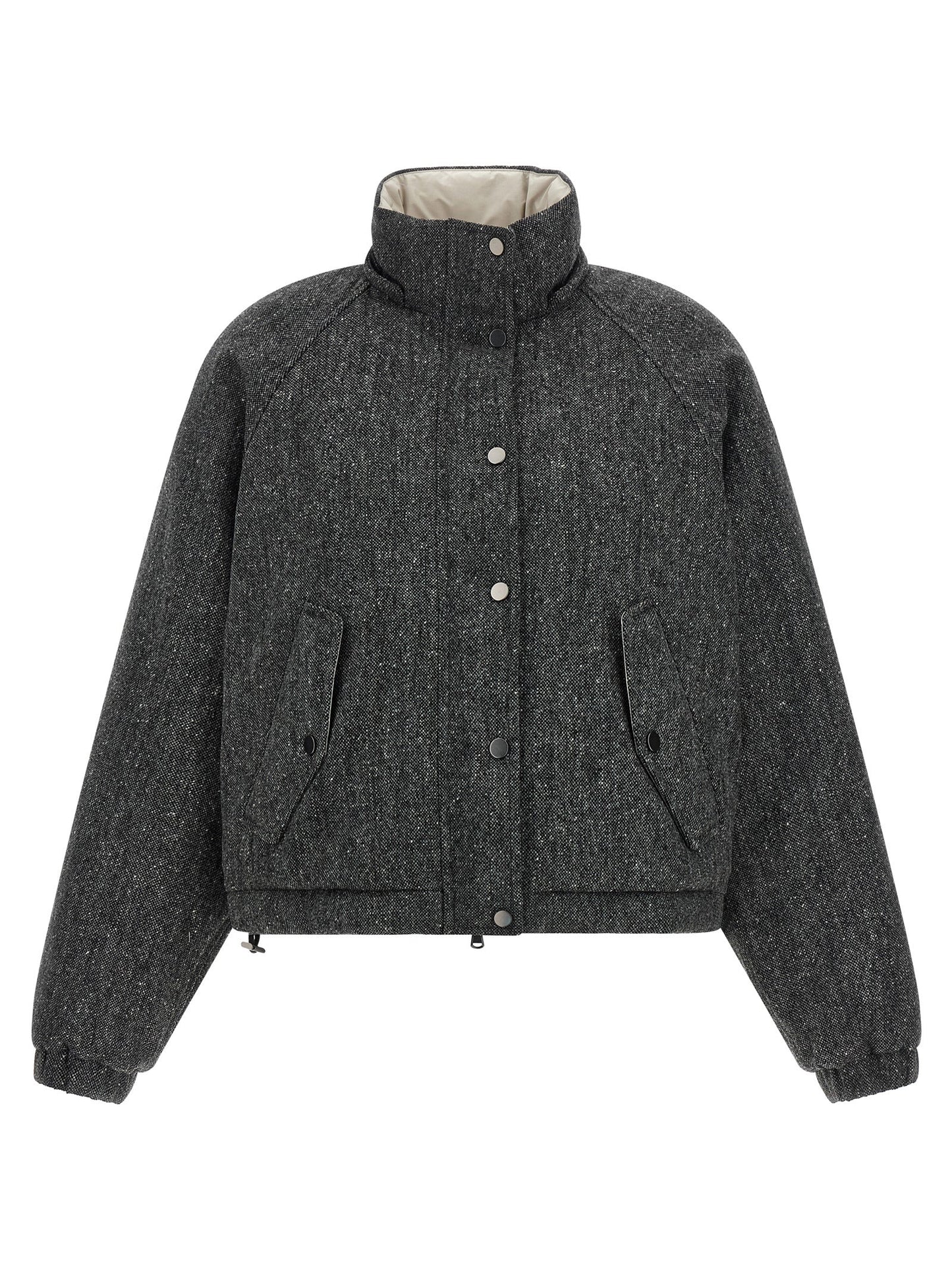 Brunello Cucinelli Women 'Shiny Zipper Pull' Down Jacket