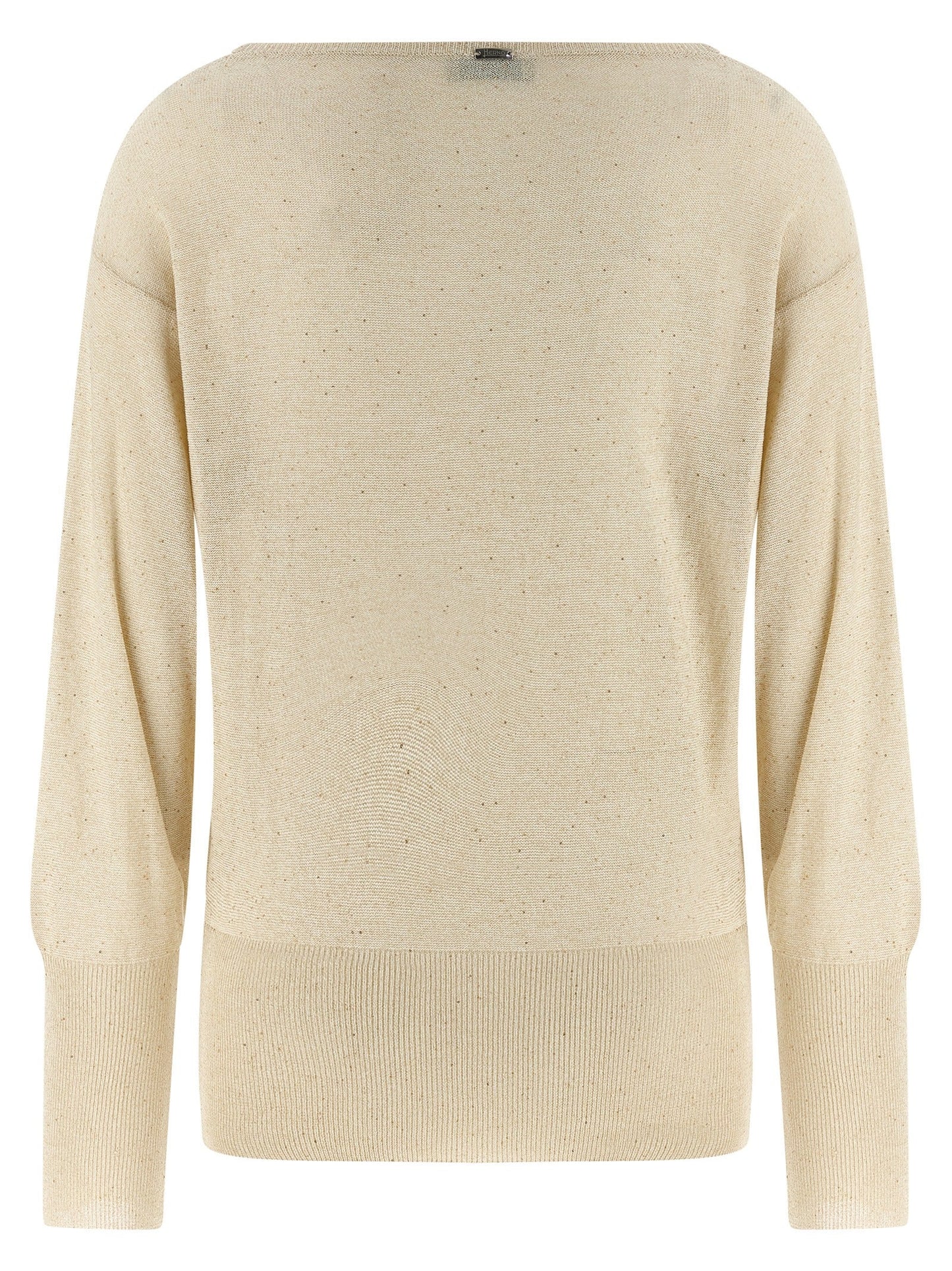 Herno Women Lamé And Sequin Yarn Sweater