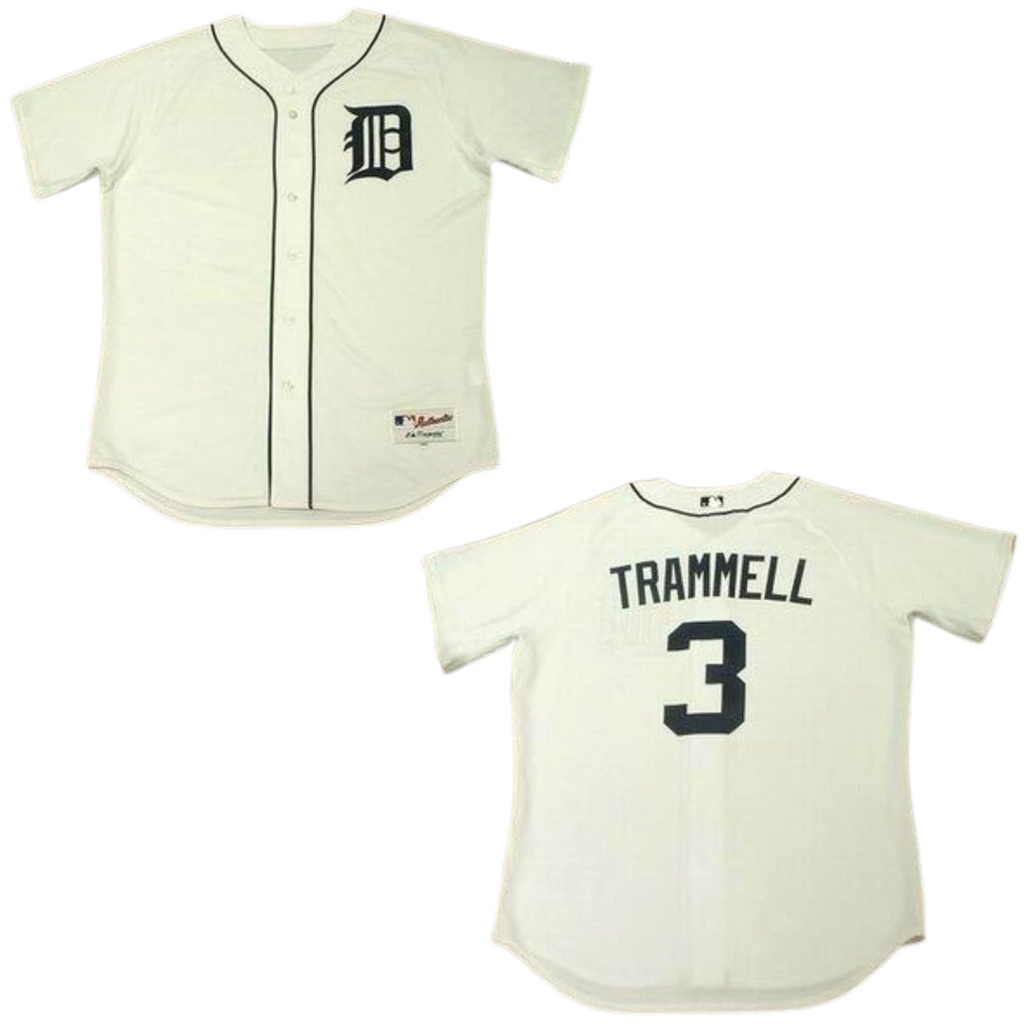 Alan Trammell Detroit Tigers 3 Jersey