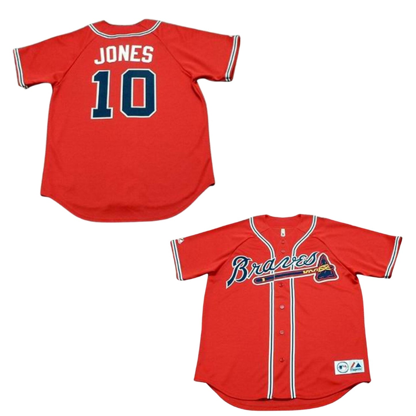 Chipper Jones Atlanta Braves 10 Jersey