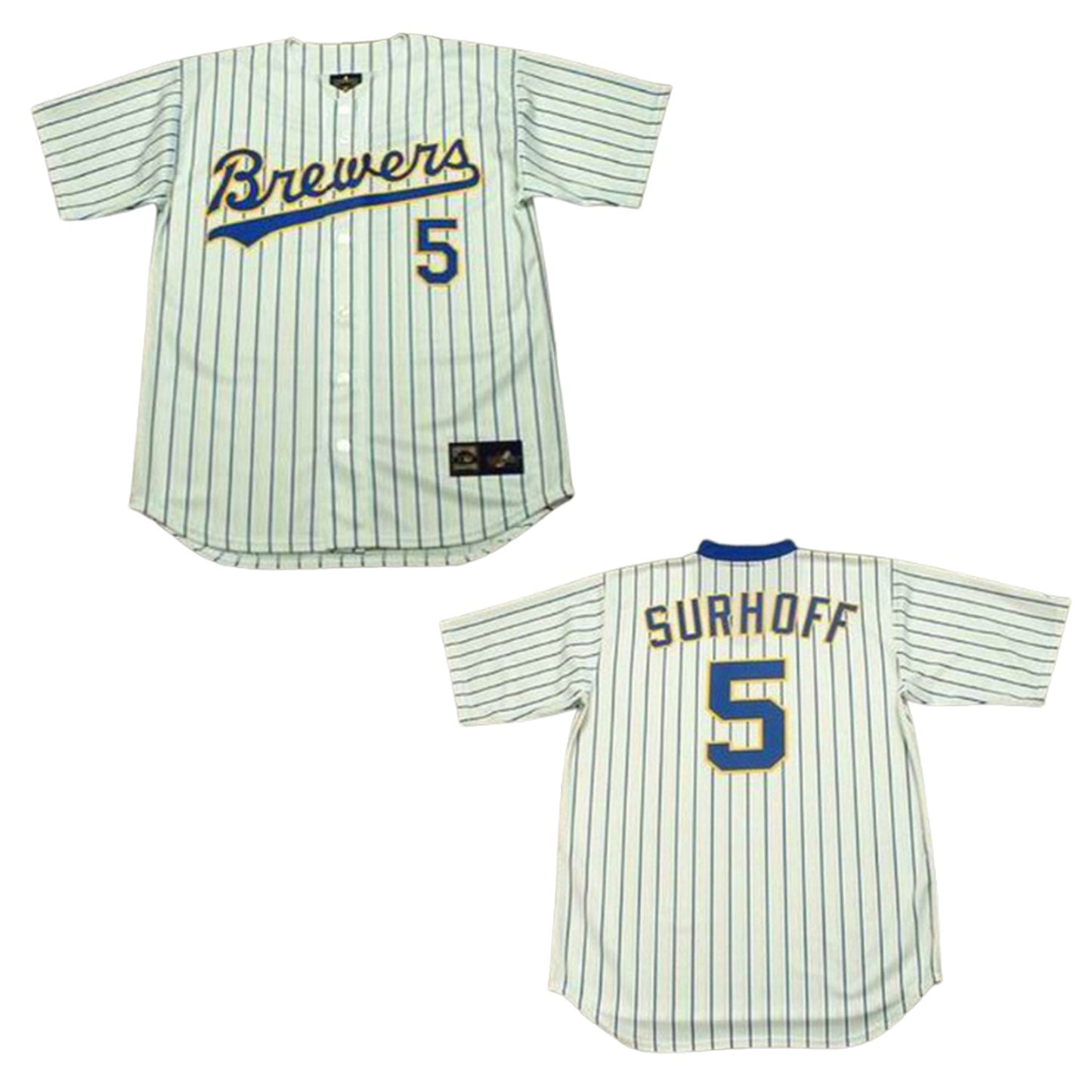 BJ Surhoff Milwaukee Brewers 5 Jersey