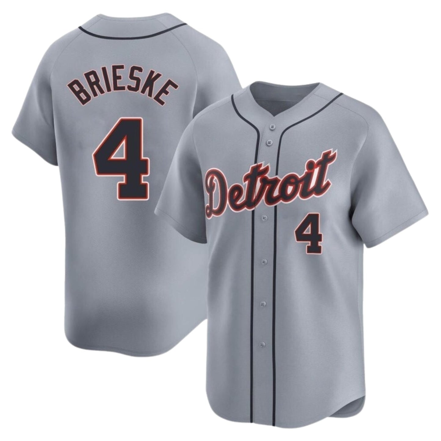 Beau Brieske Detroit Tigers 4 Jersey