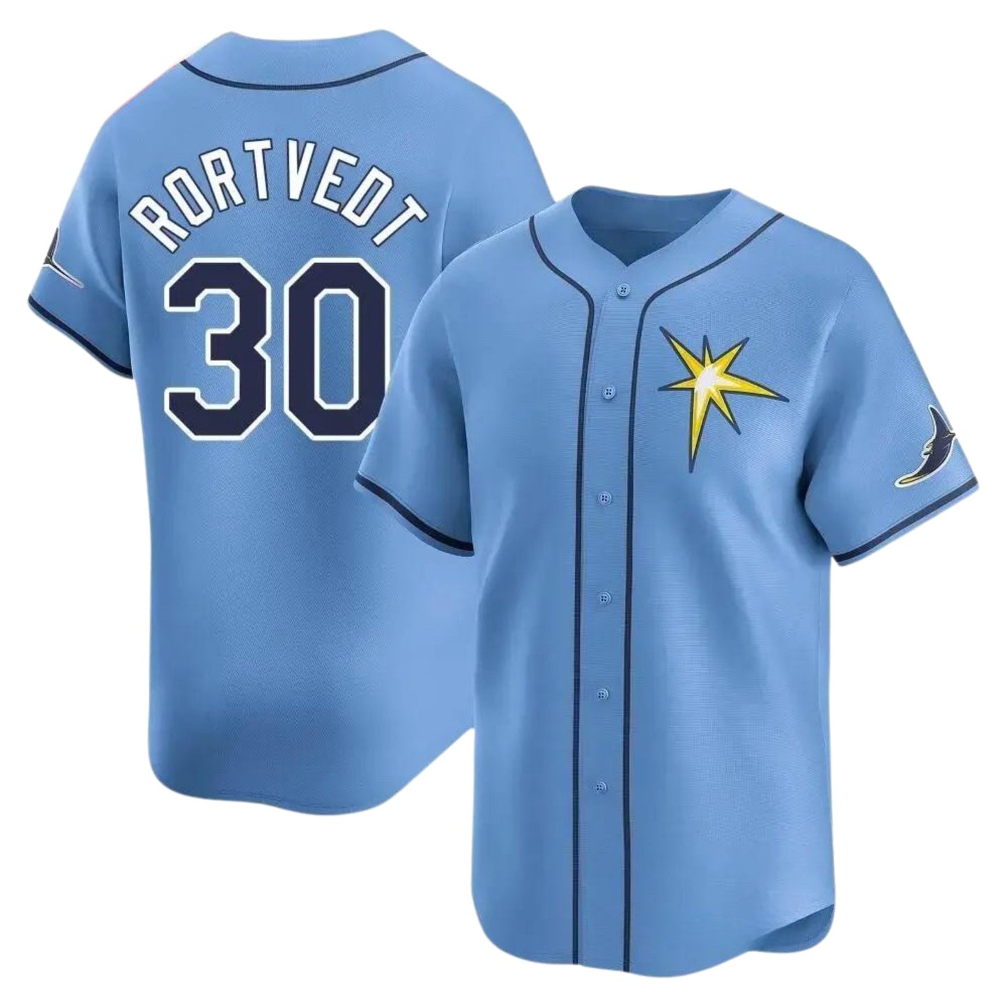 Ben Rortvedt Tampa Bay Rays 30 Jersey