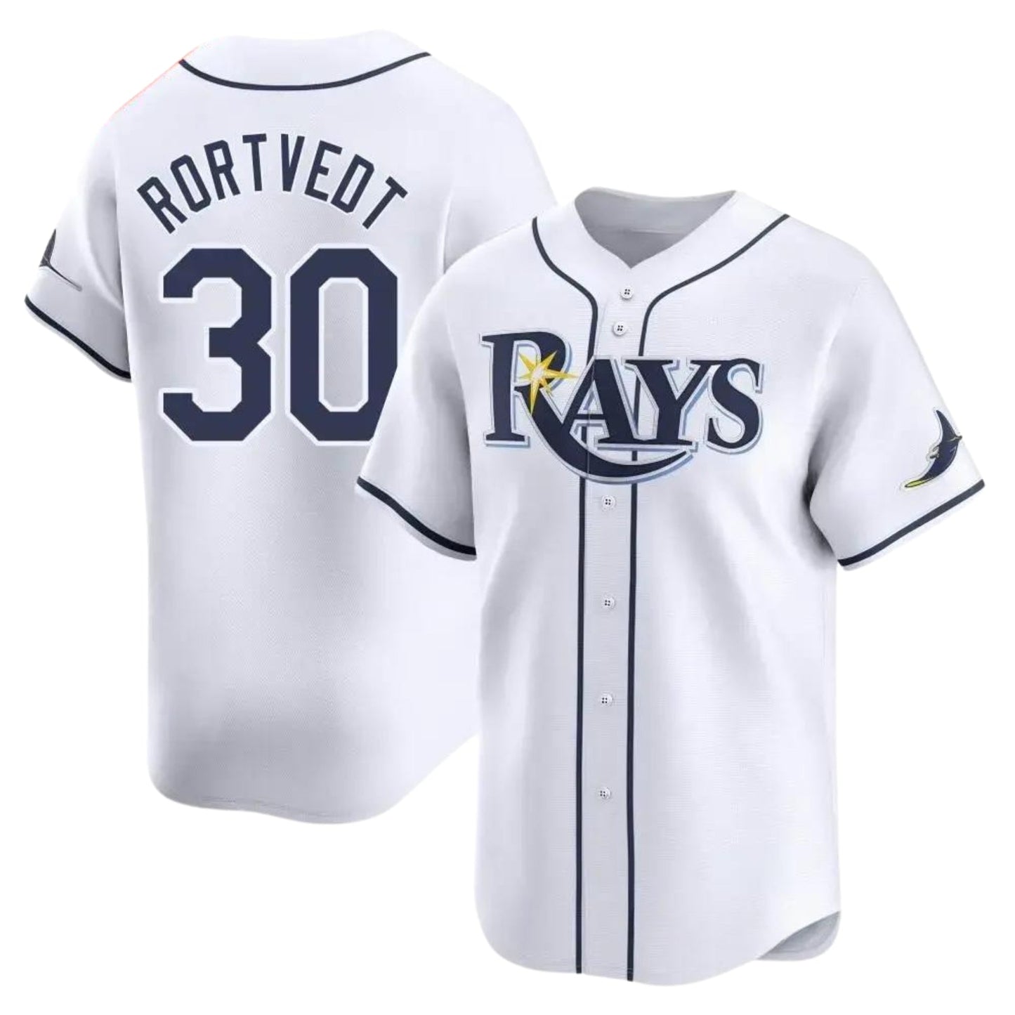 Ben Rortvedt Tampa Bay Rays 30 Jersey
