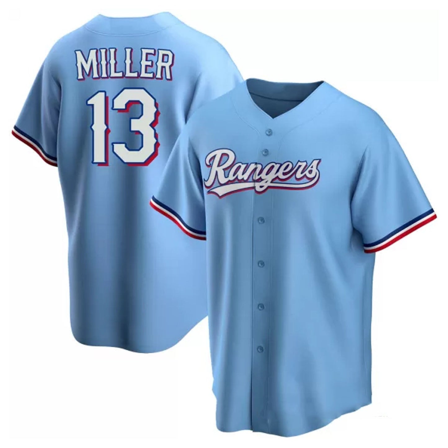 Brad Miller Texas Rangers 13 Jersey