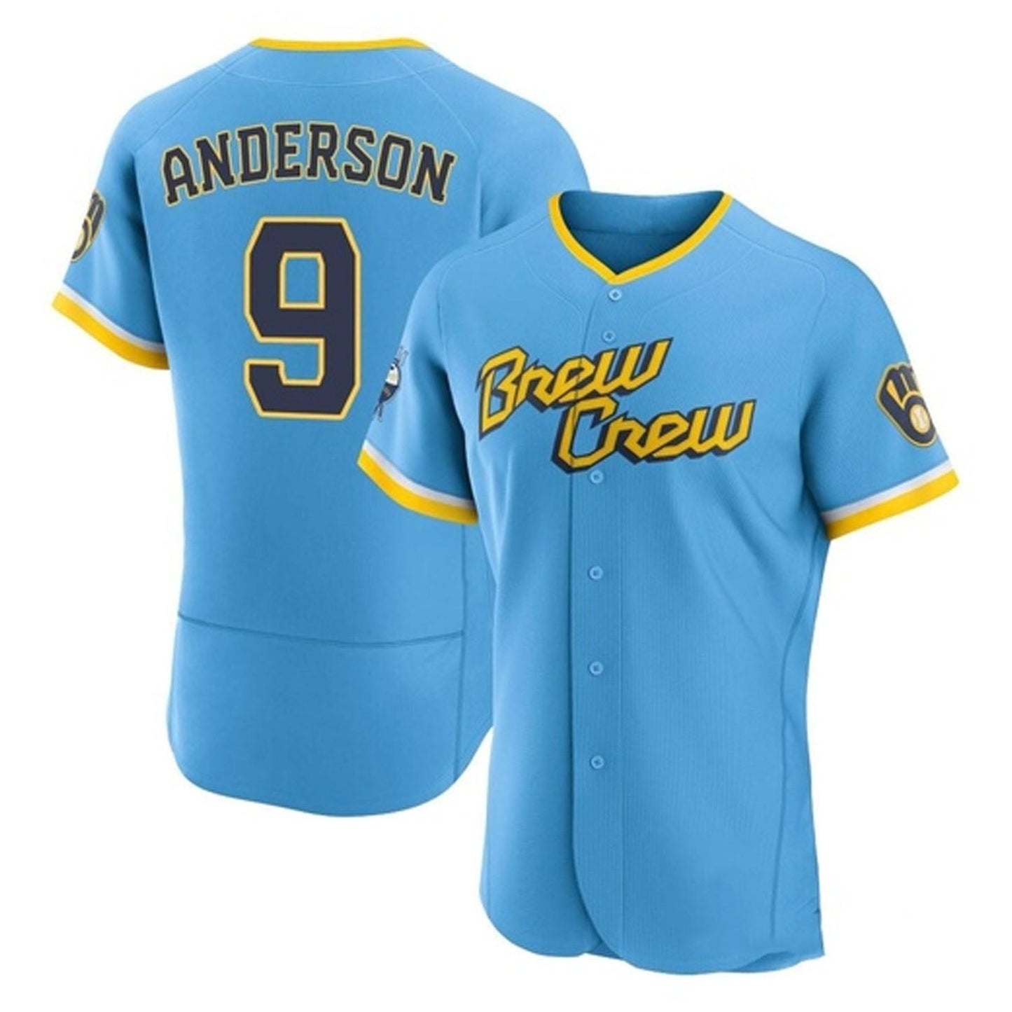 Brian Anderson Milwaukee Brewers 9 Jersey