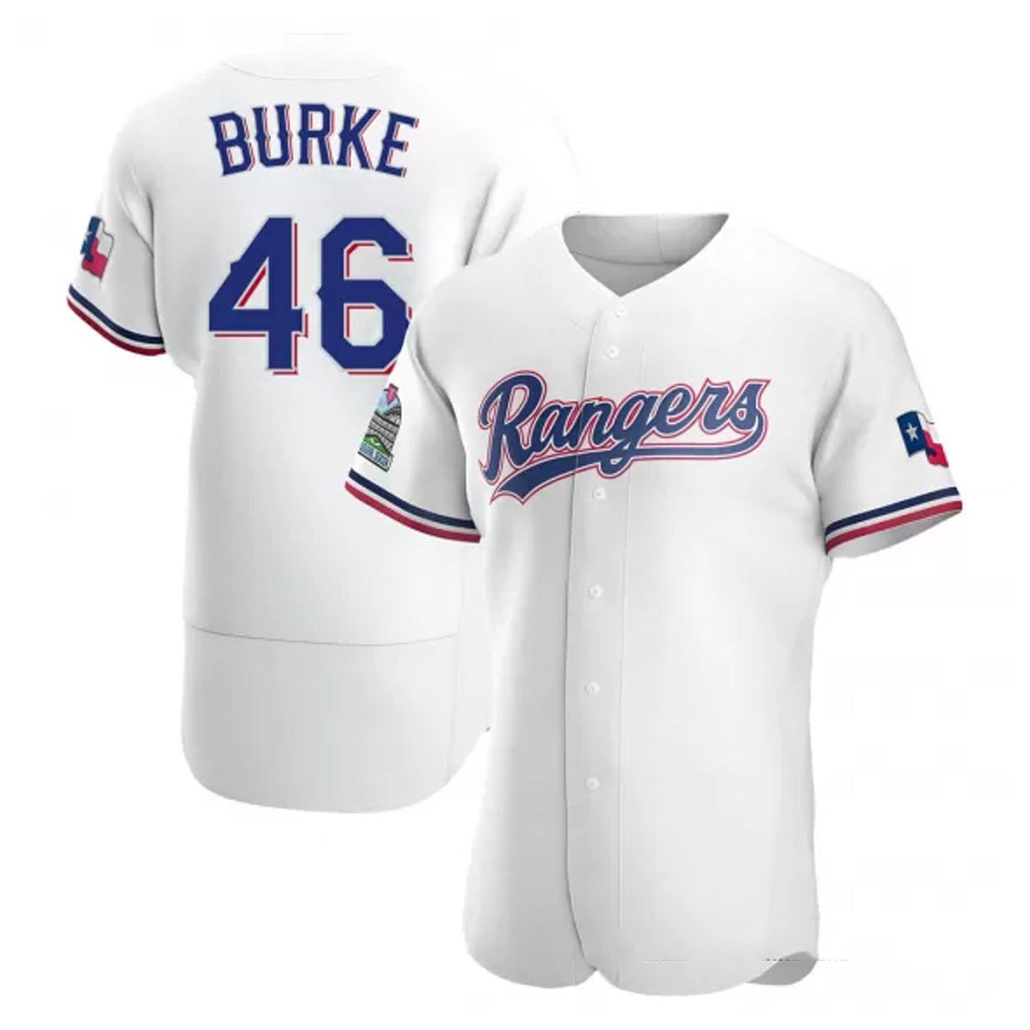 Brock Burke Texas Rangers 46 Jersey