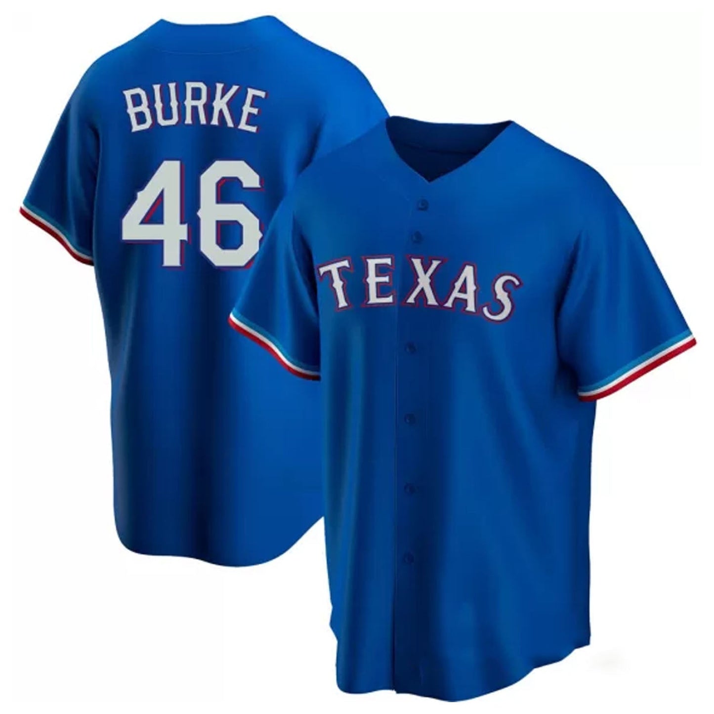 Brock Burke Texas Rangers 46 Jersey