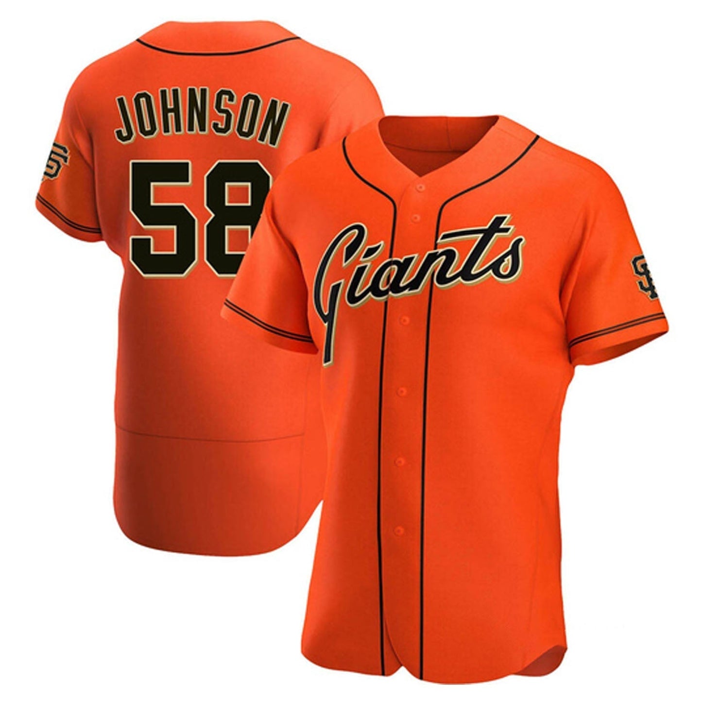Bryce Johnson San Francisco Giants 58 Jersey