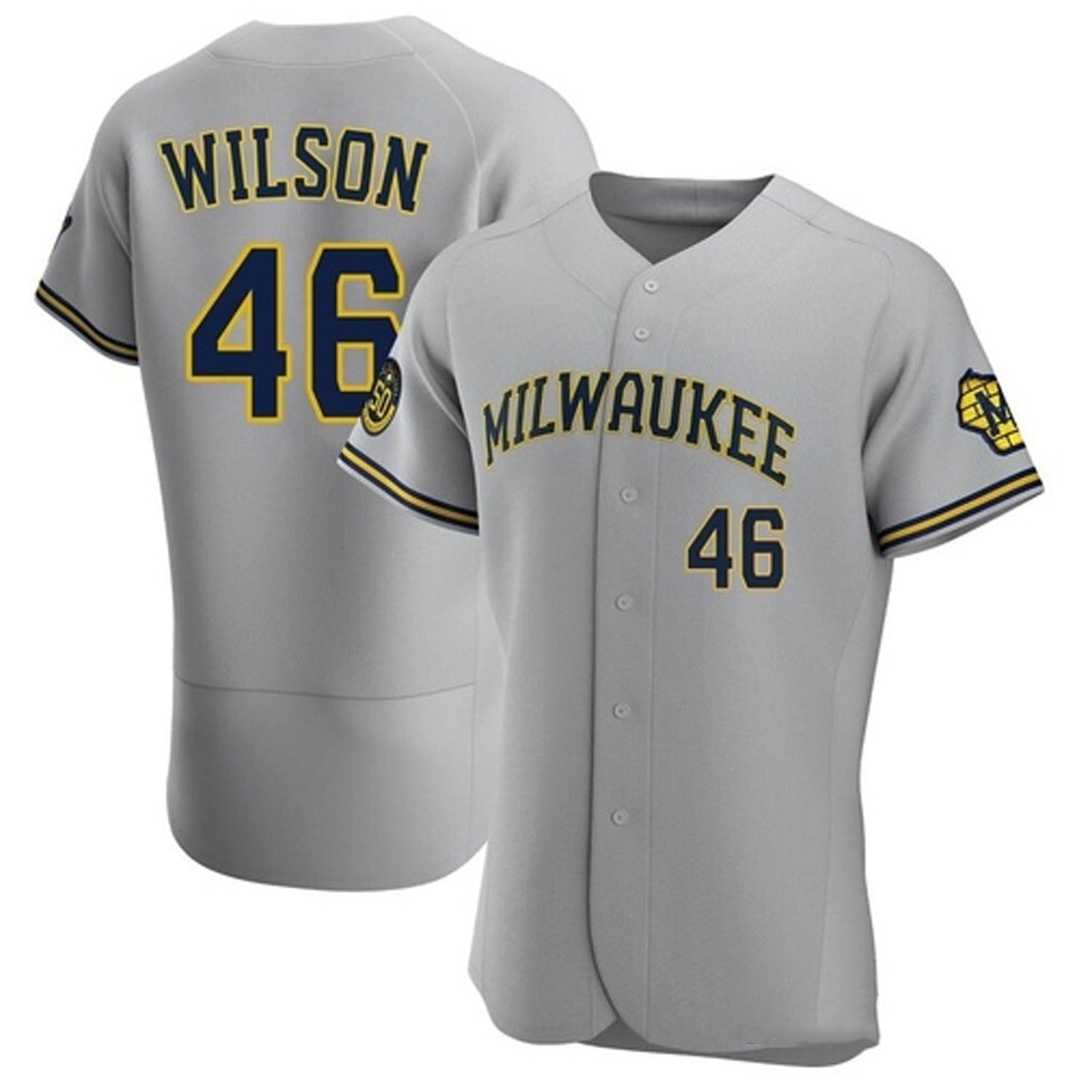 Bryse Wilson Milwaukee Brewers 46 Jersey