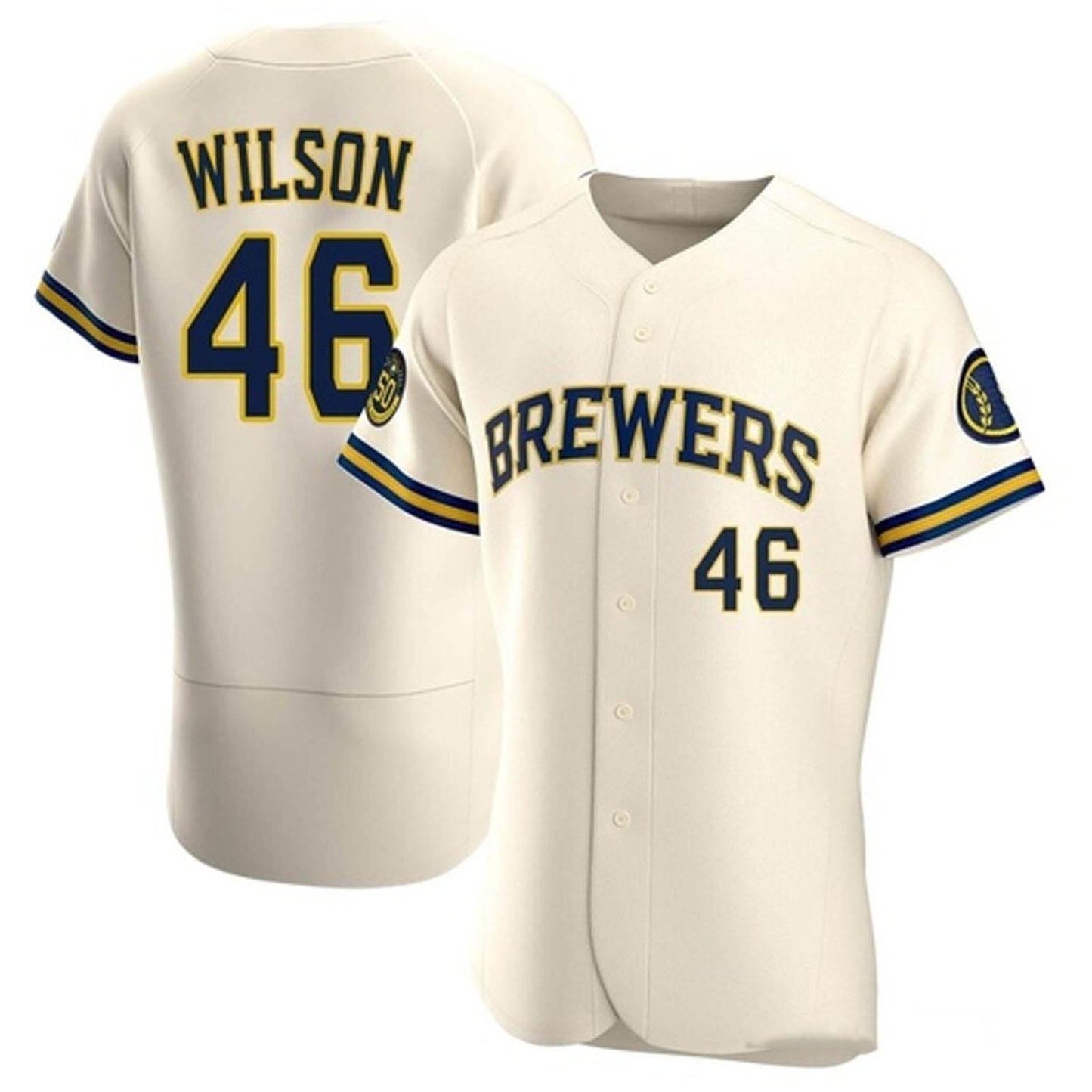 Bryse Wilson Milwaukee Brewers 46 Jersey