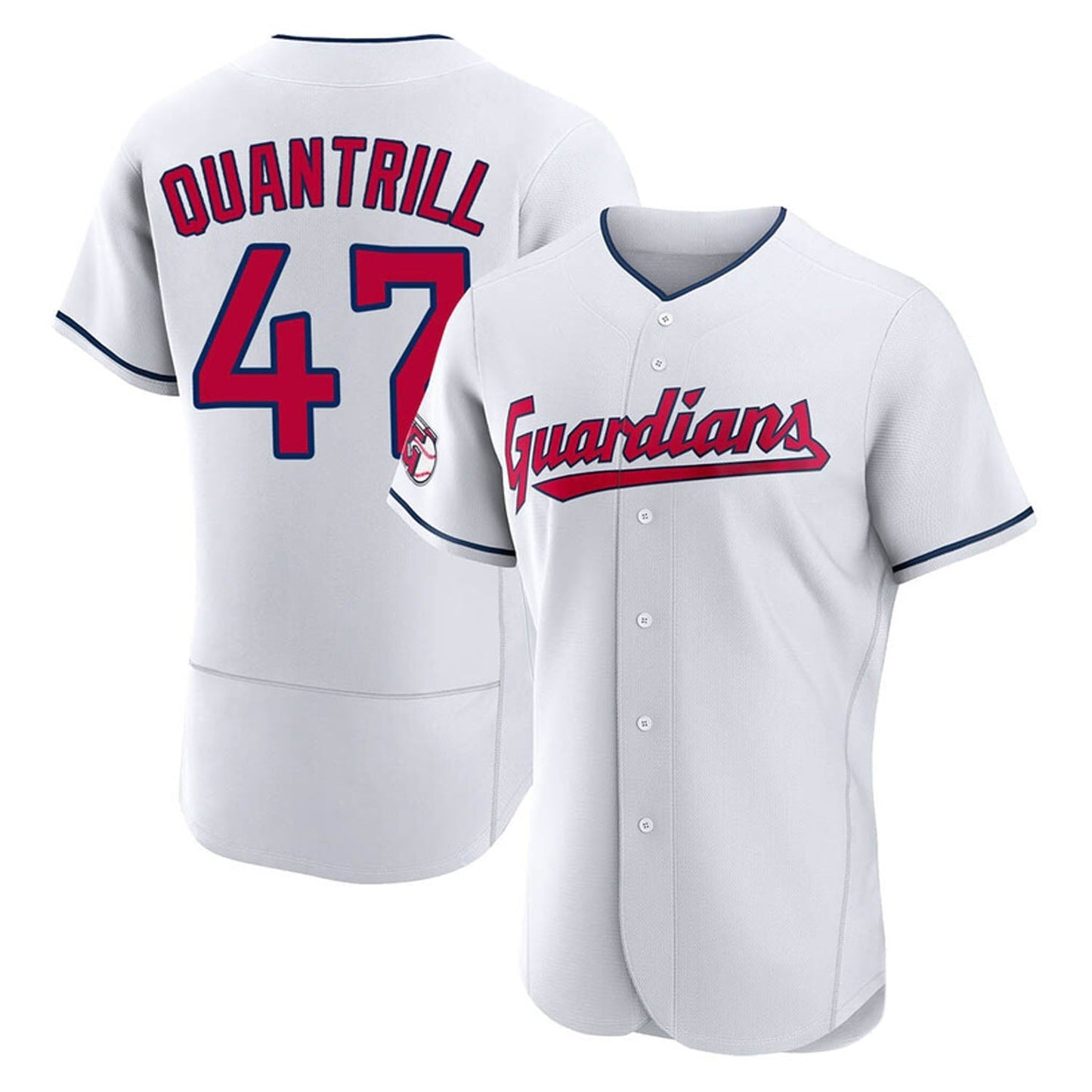 Cal Quantrill Cleveland Indians 47 Jersey