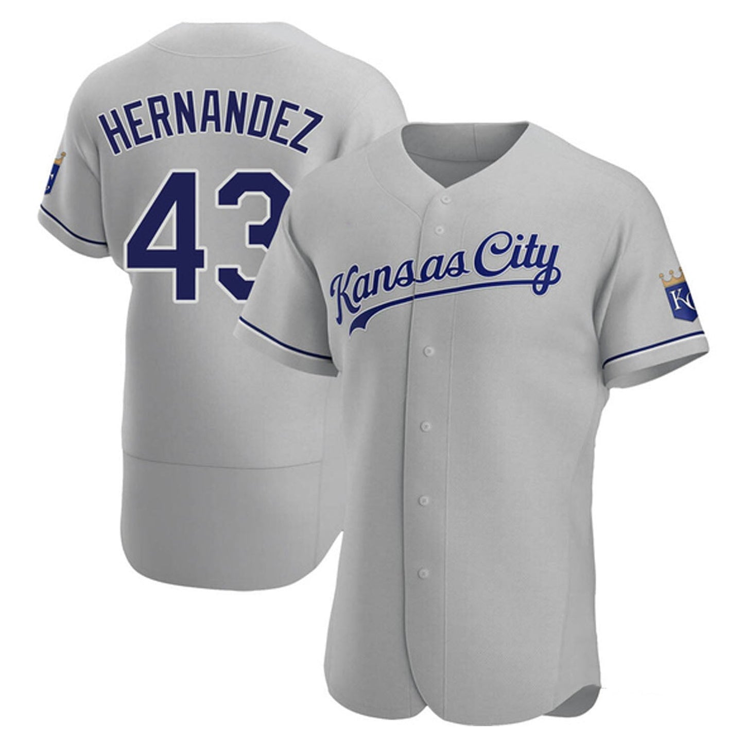 Carlos Hernandez Kansas City Royals 43 Jersey