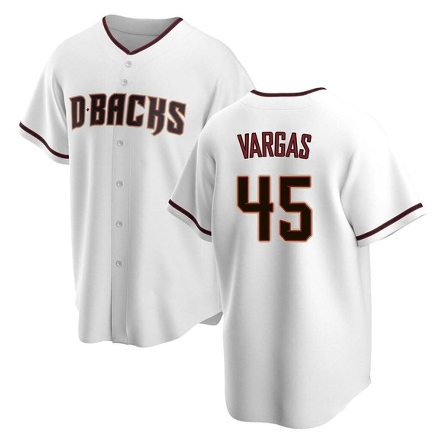 Carlos Vargas Arizona Diamondbacks 45 Jersey