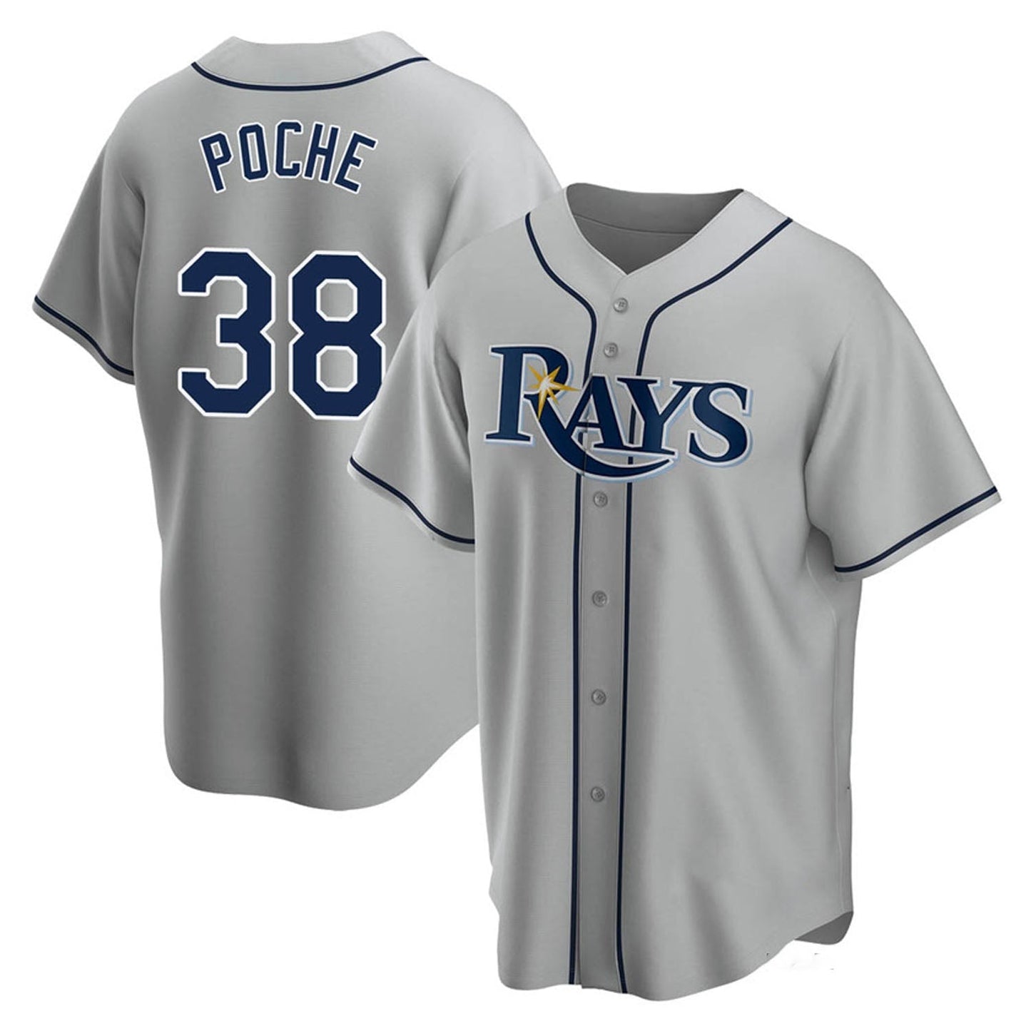 Colin Poche Tampa Bay Rays 38 Jersey