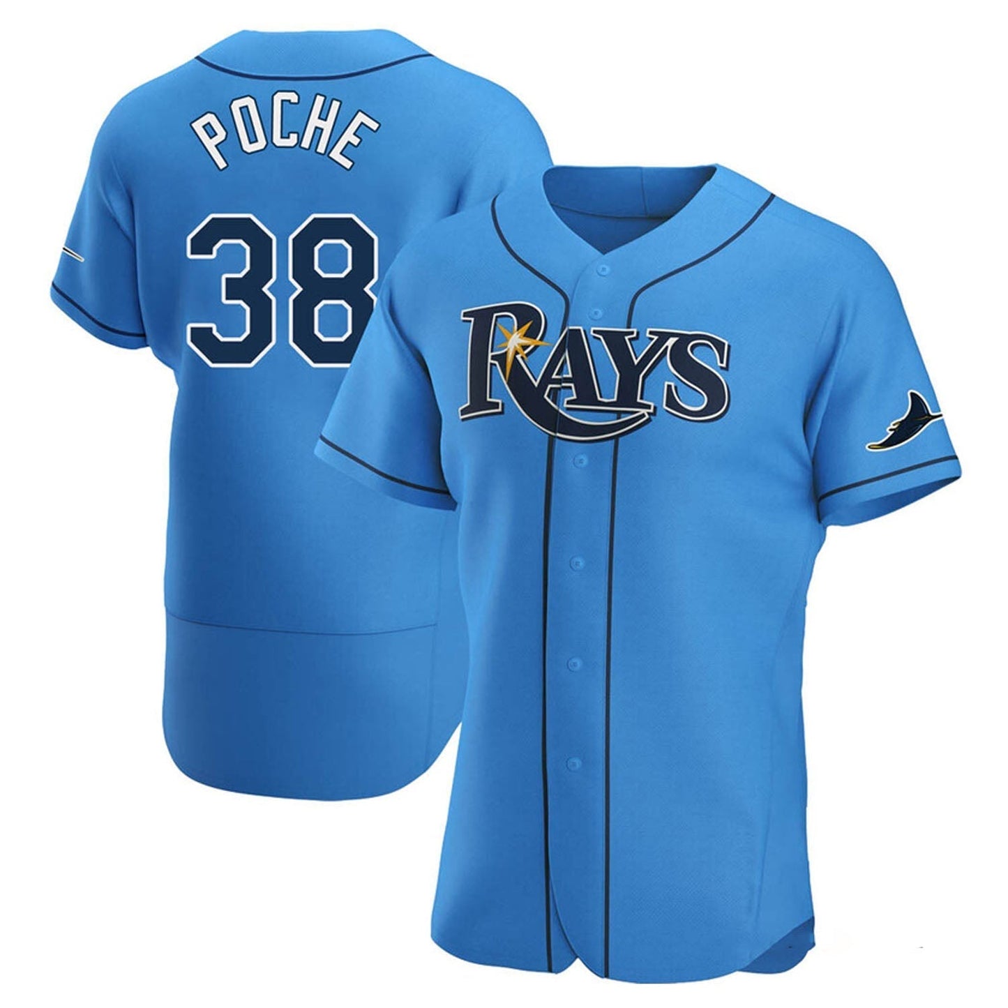 Colin Poche Tampa Bay Rays 38 Jersey