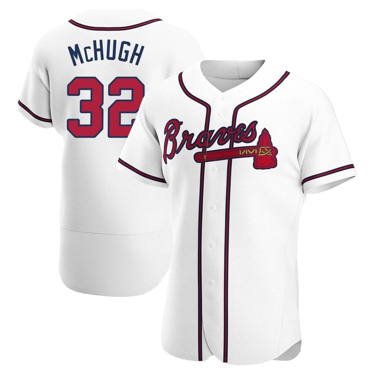 Collin McHugh Atlanta Braves 32 Jersey