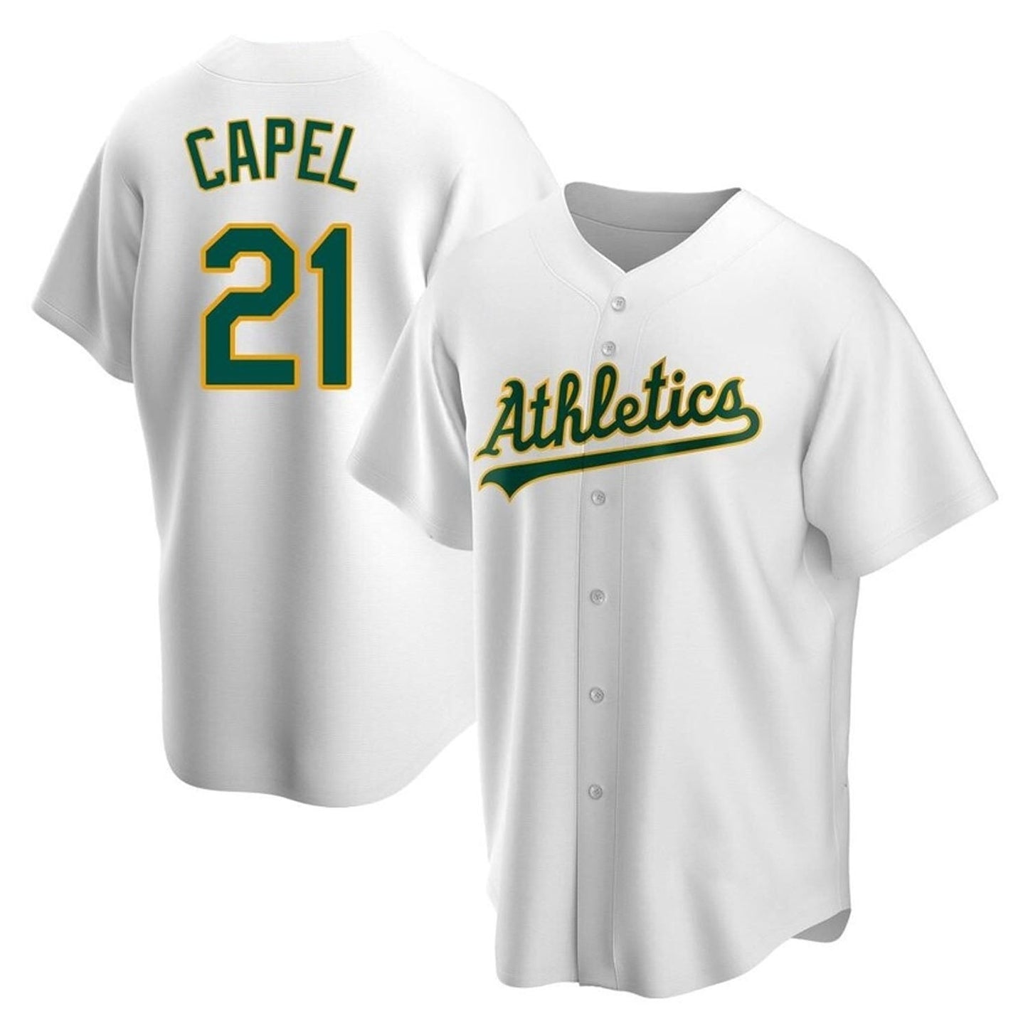 Conner Capel Oakland Athletics 21 Jersey