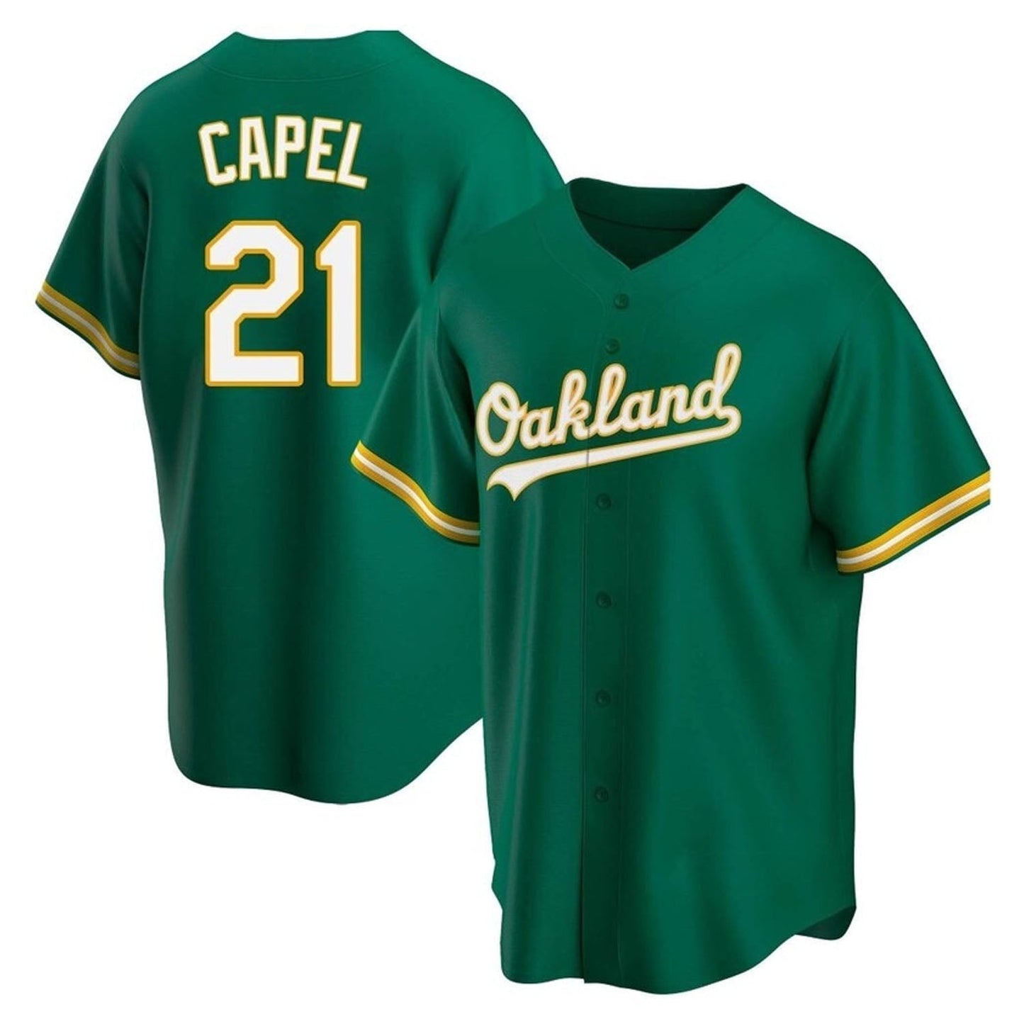 Conner Capel Oakland Athletics 21 Jersey