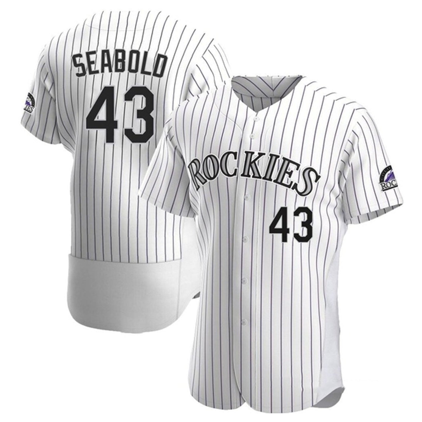 Connor Seabold Colorado Rockies 43 Jersey