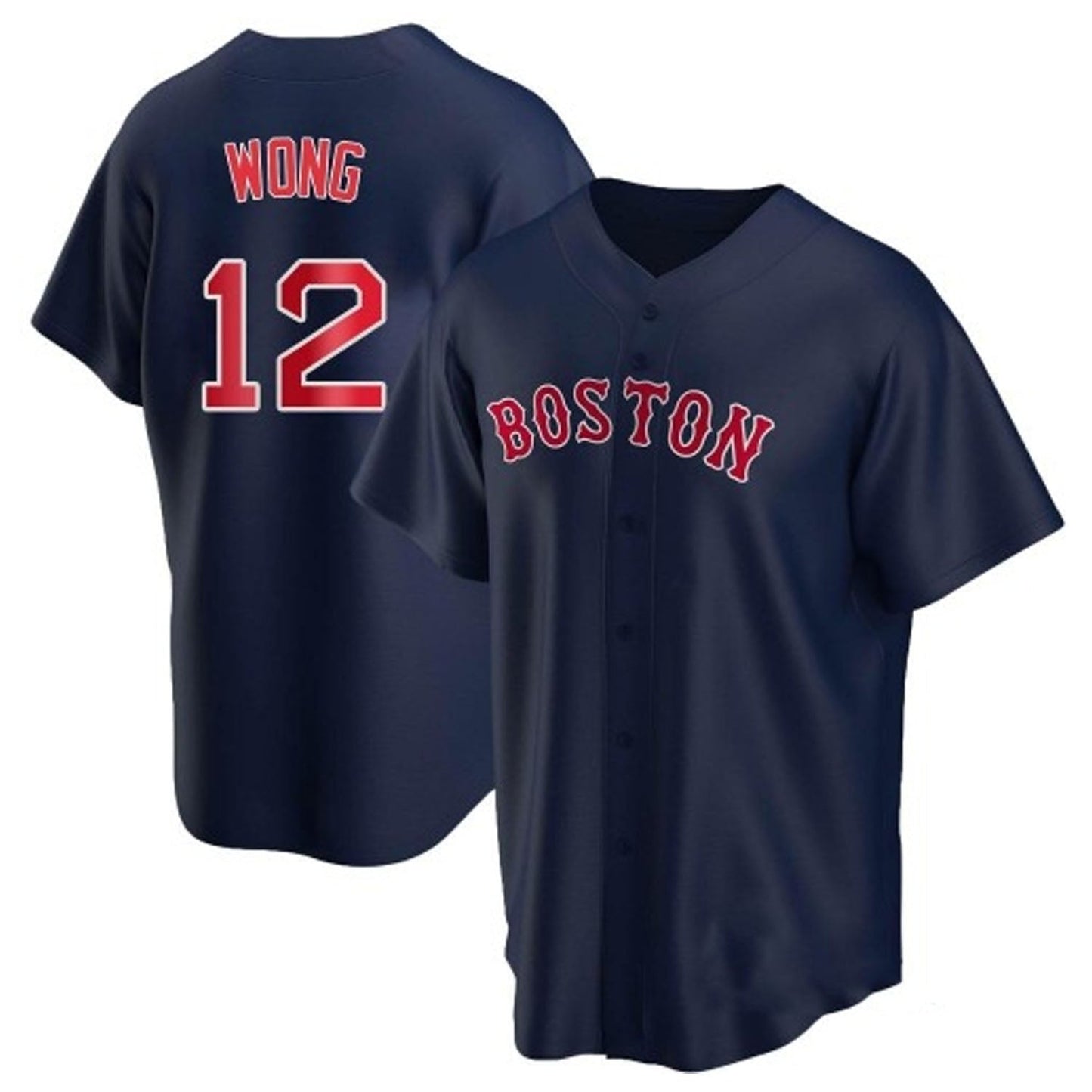 Connor Wong Boston Red Sox 12 Jersey