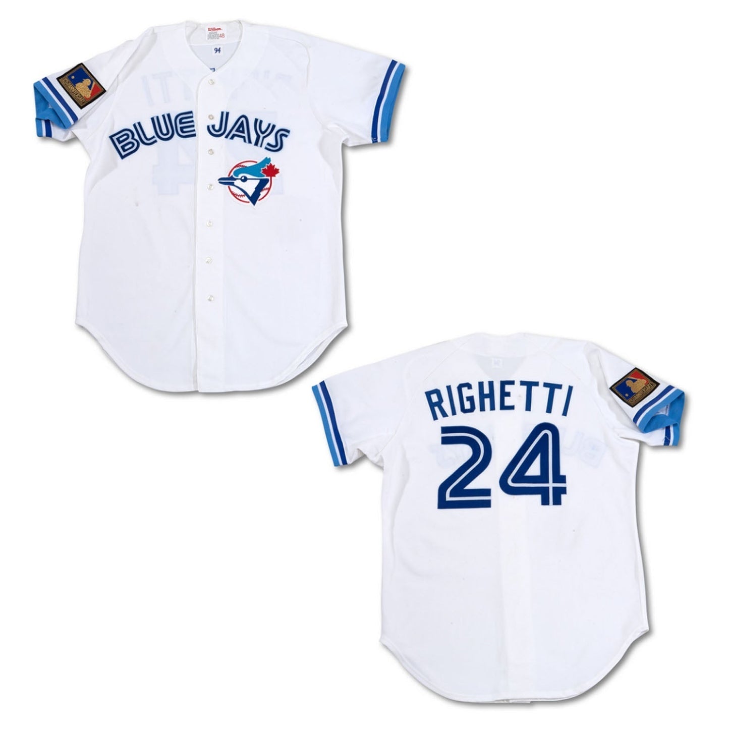 Dave Righetti Toronto Blue Jays 24 Jersey