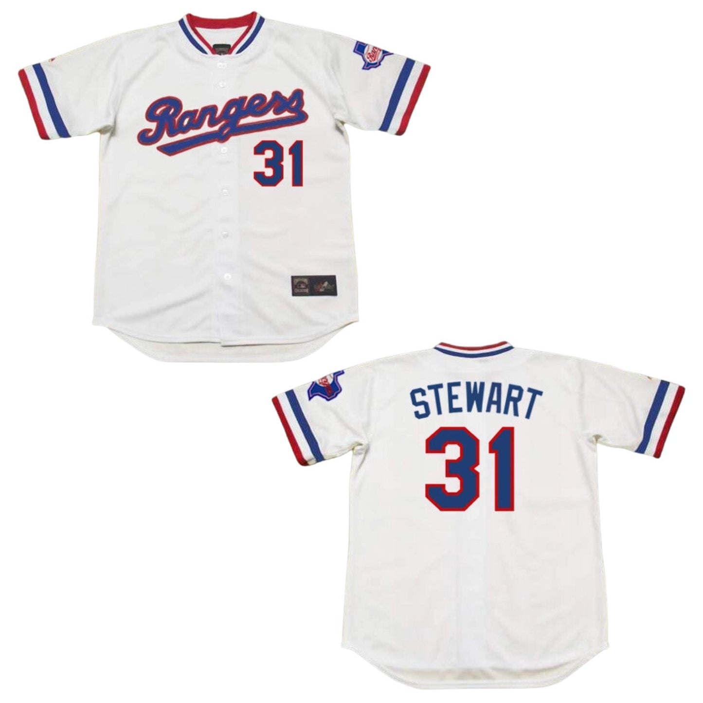 Dave Stewart Texas Rangers 31 Jersey