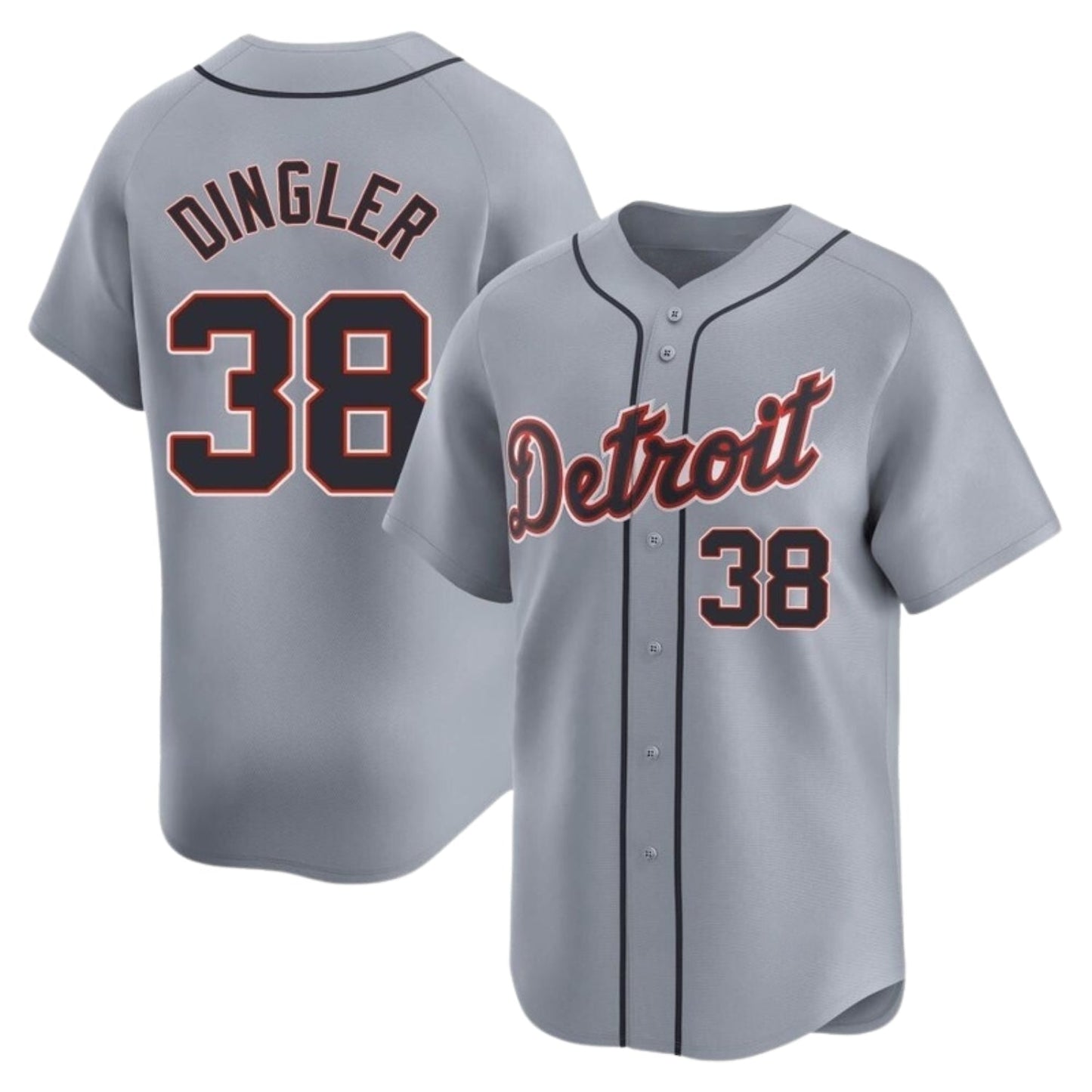 Dillon Dingler Detroit Tigers 38 Jersey