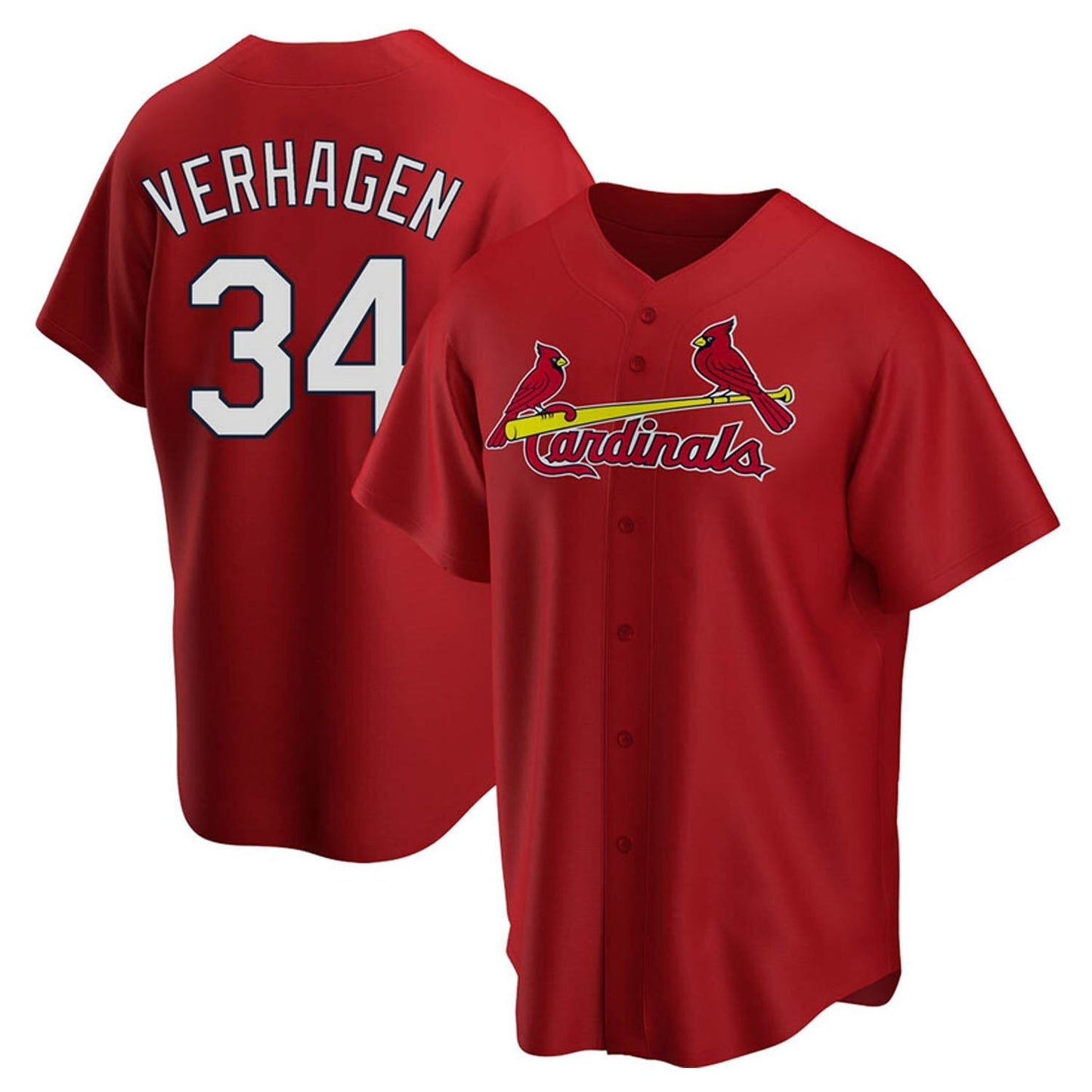 Drew VerHagen St Louis Cardinals 34 Jersey