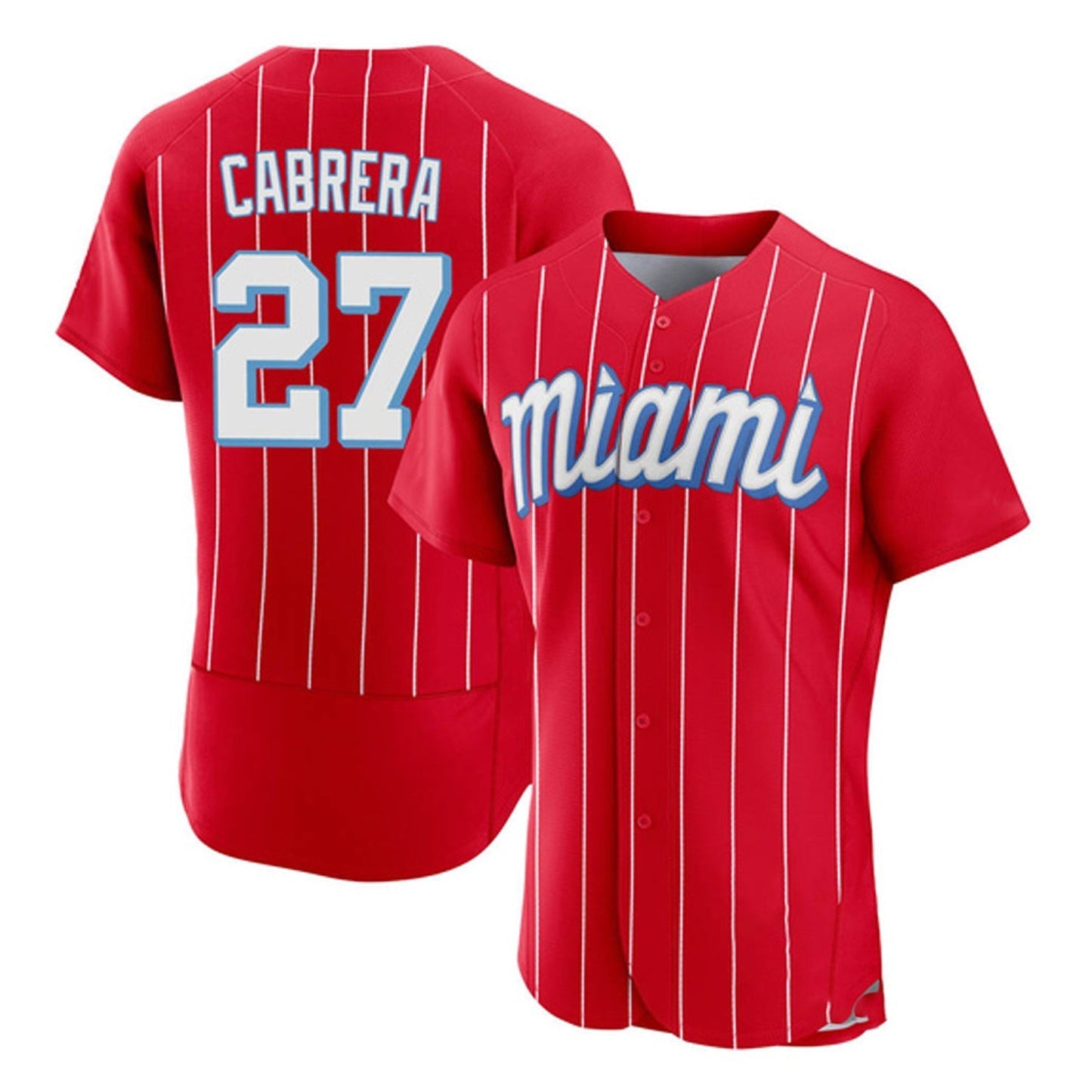 Edward Cabrera Miami Marlins 27 Jersey