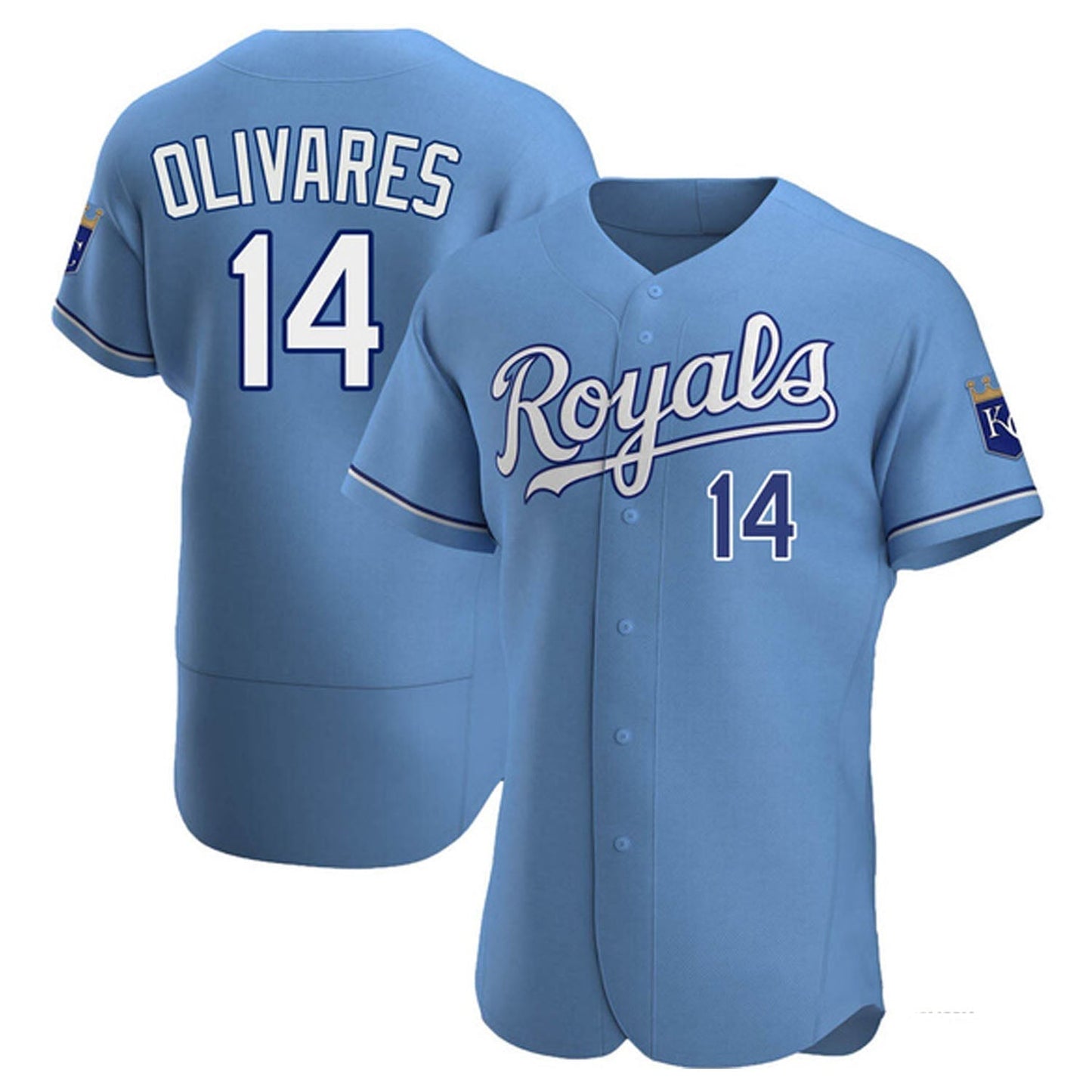 Edward Olivares Kansas City Royals 14 Jersey