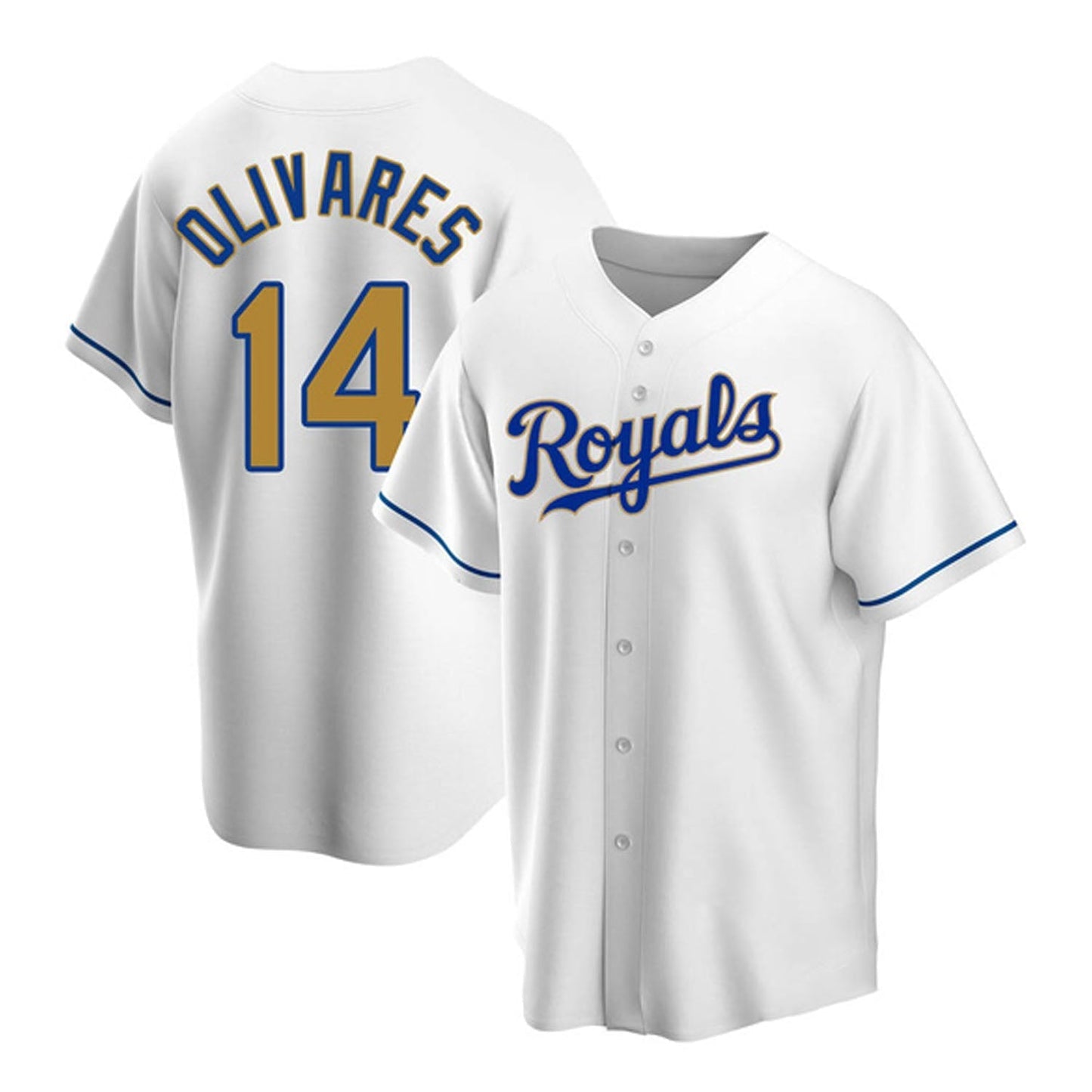 Edward Olivares Kansas City Royals 14 Jersey
