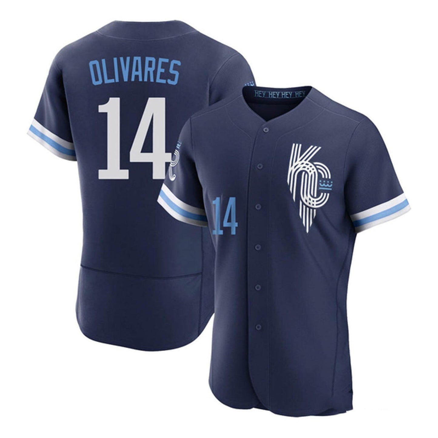 Edward Olivares Kansas City Royals 14 Jersey