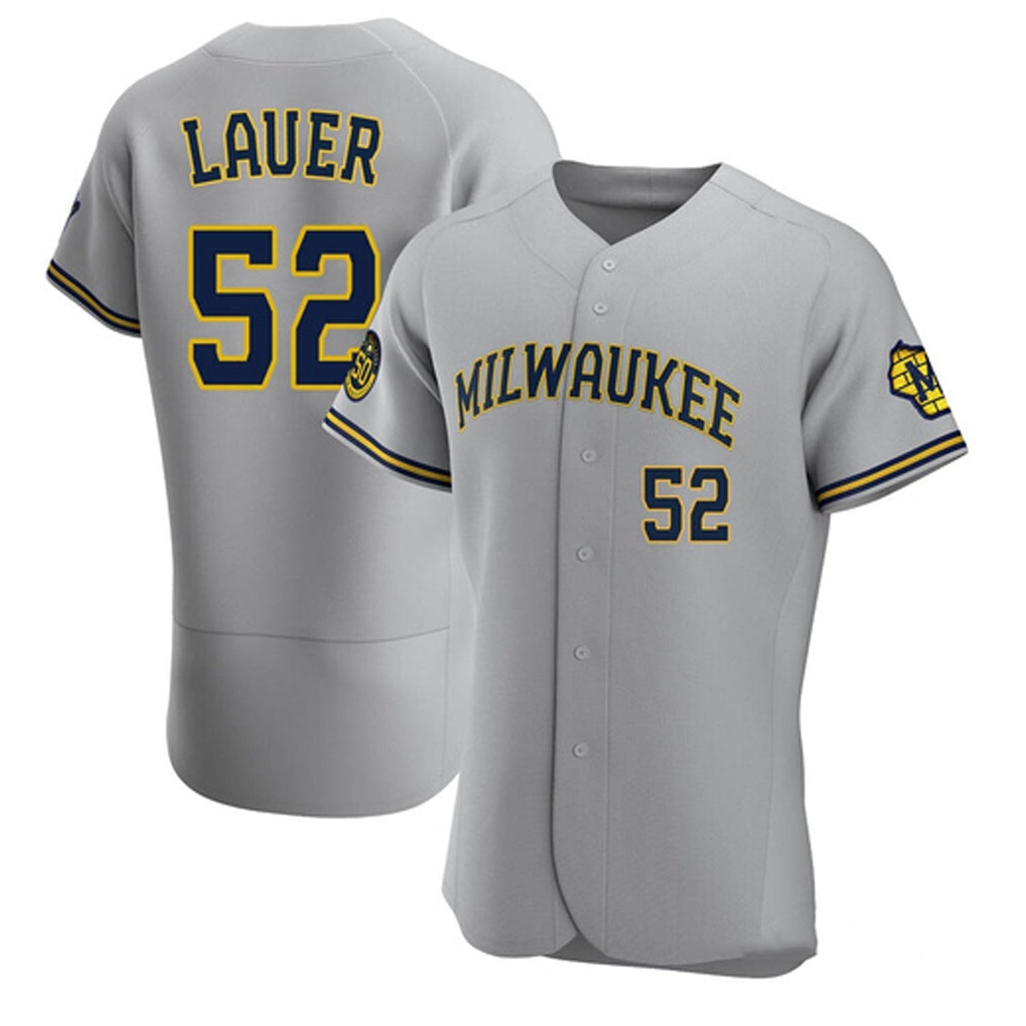 Eric Lauer Milwaukee Brewers 52 Jersey