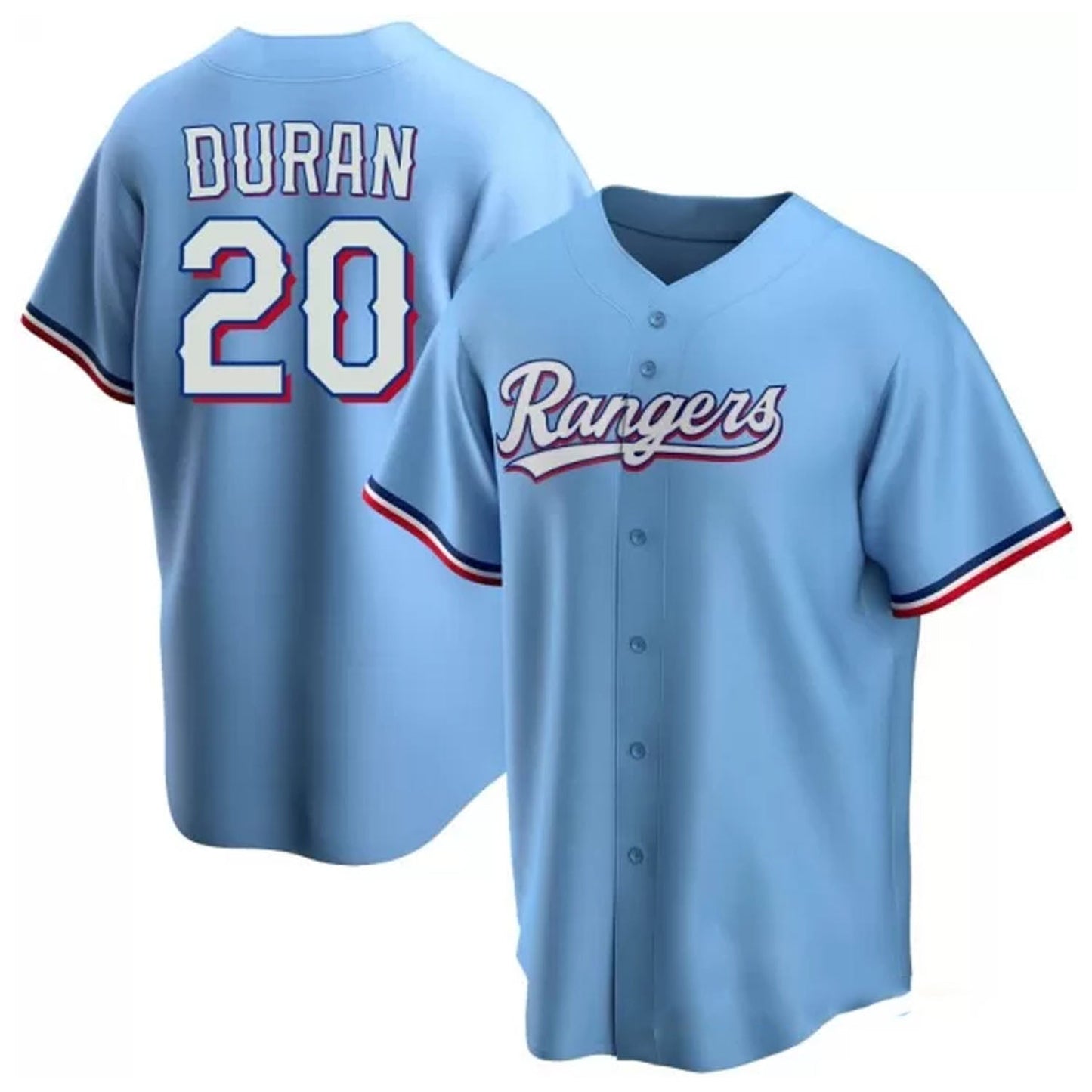 Ezequiel Duran Texas Rangers 20 Jersey