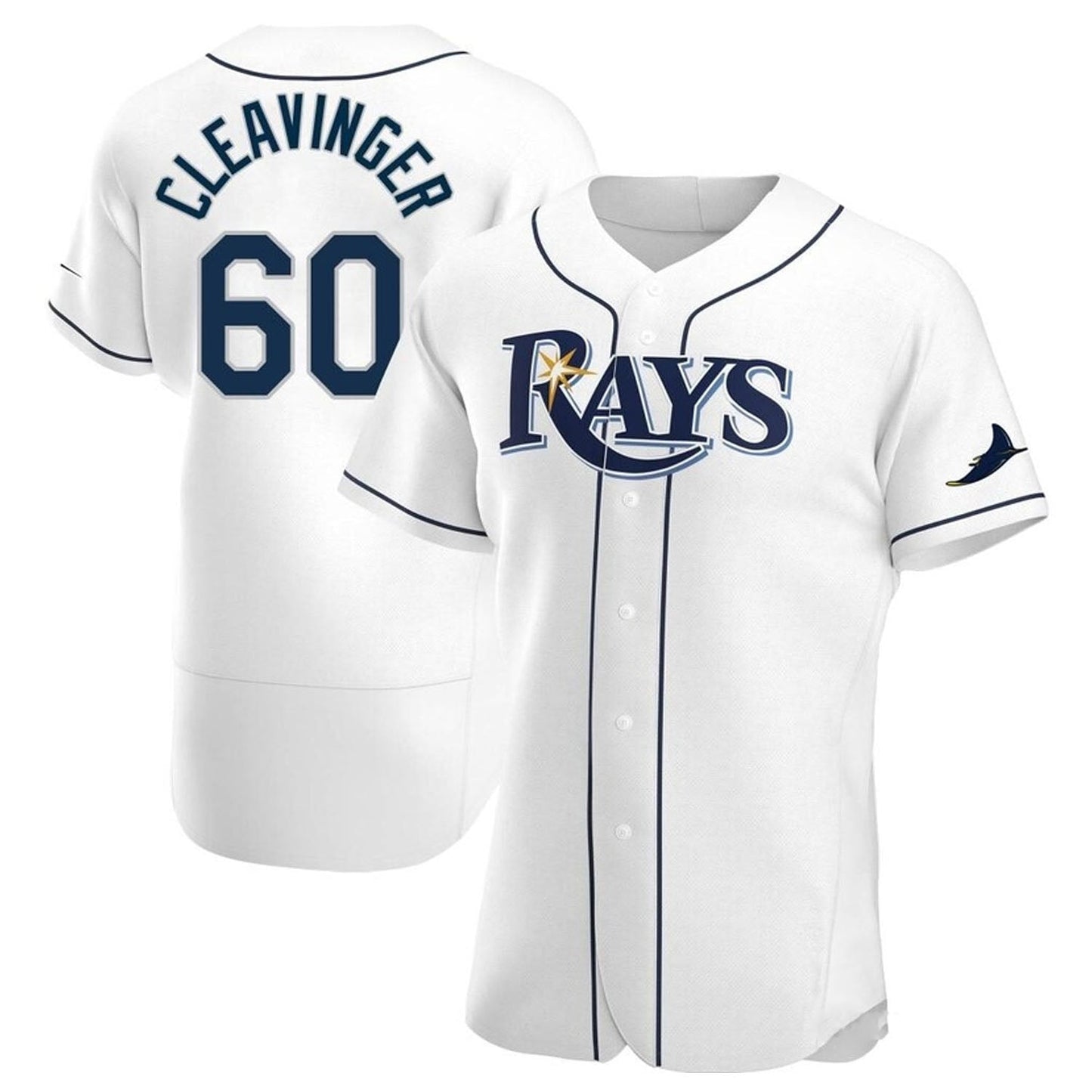 Garrett Cleavinger Tampa Bay Rays 60 Jersey