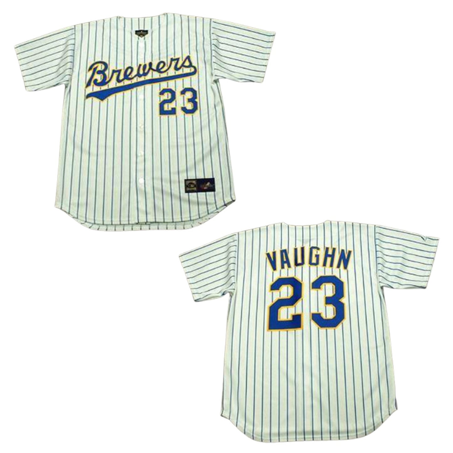 Greg Vaughn Milwaukee Brewers 23 Jersey