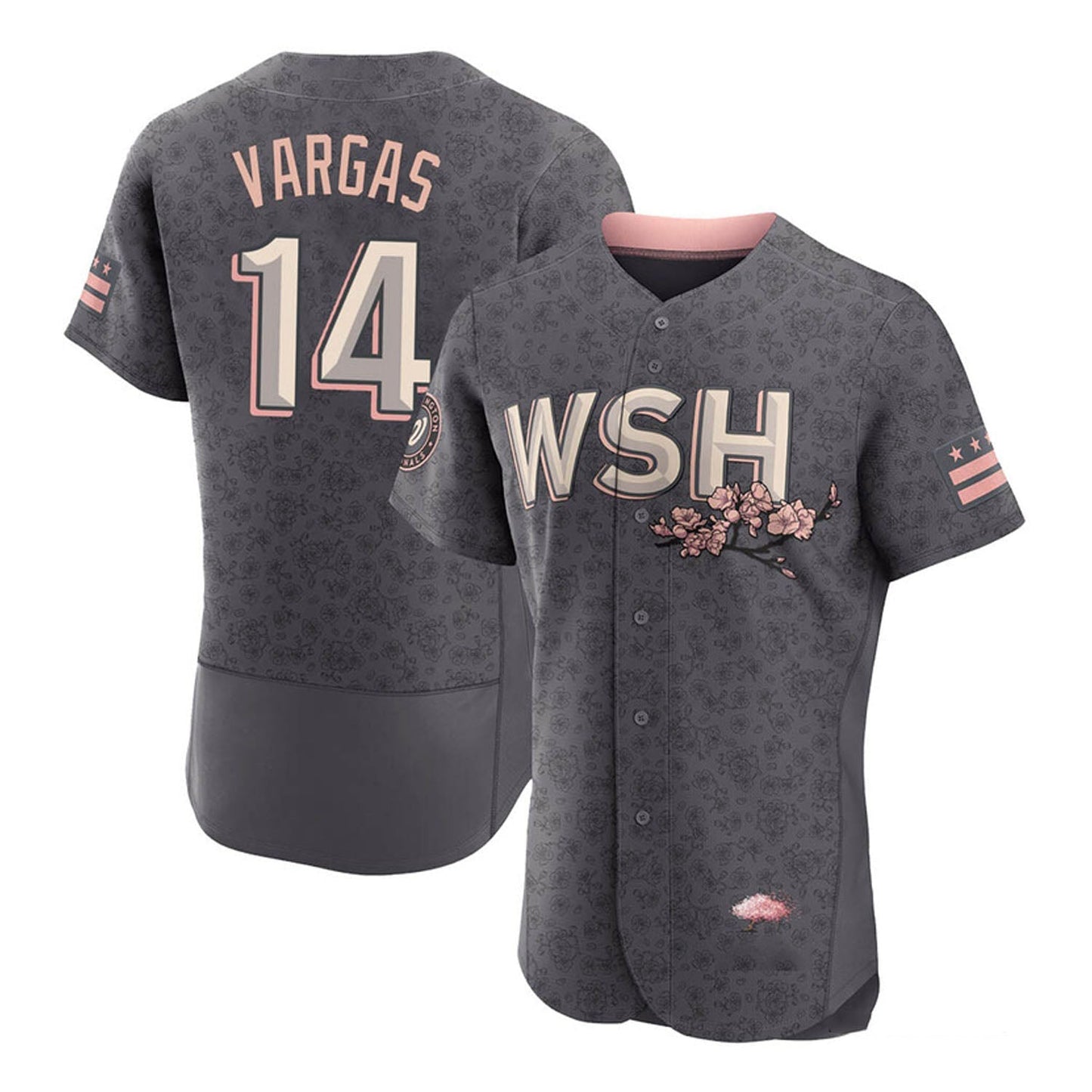 Ildemaro Vargas Washington Nationals 14 Jersey