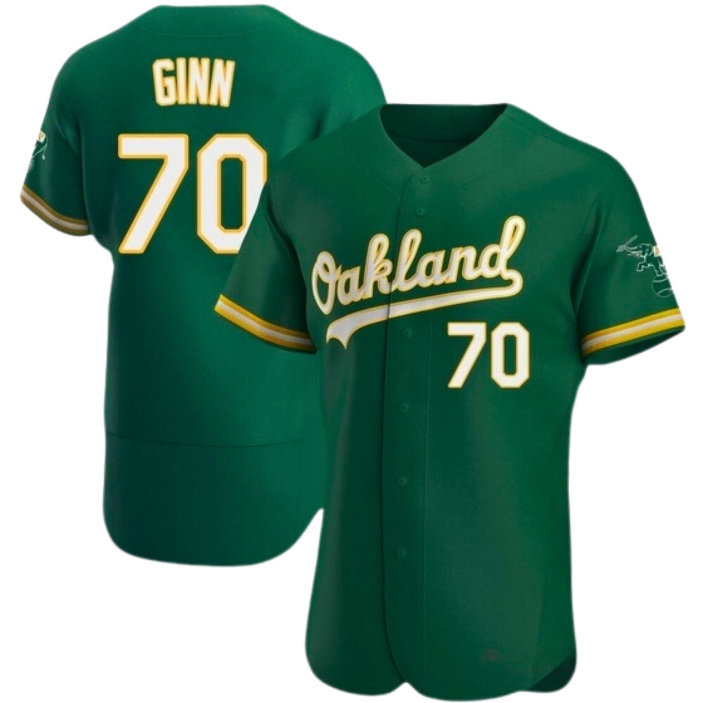 J.T. Ginn Oakland Athletics 70 Jersey