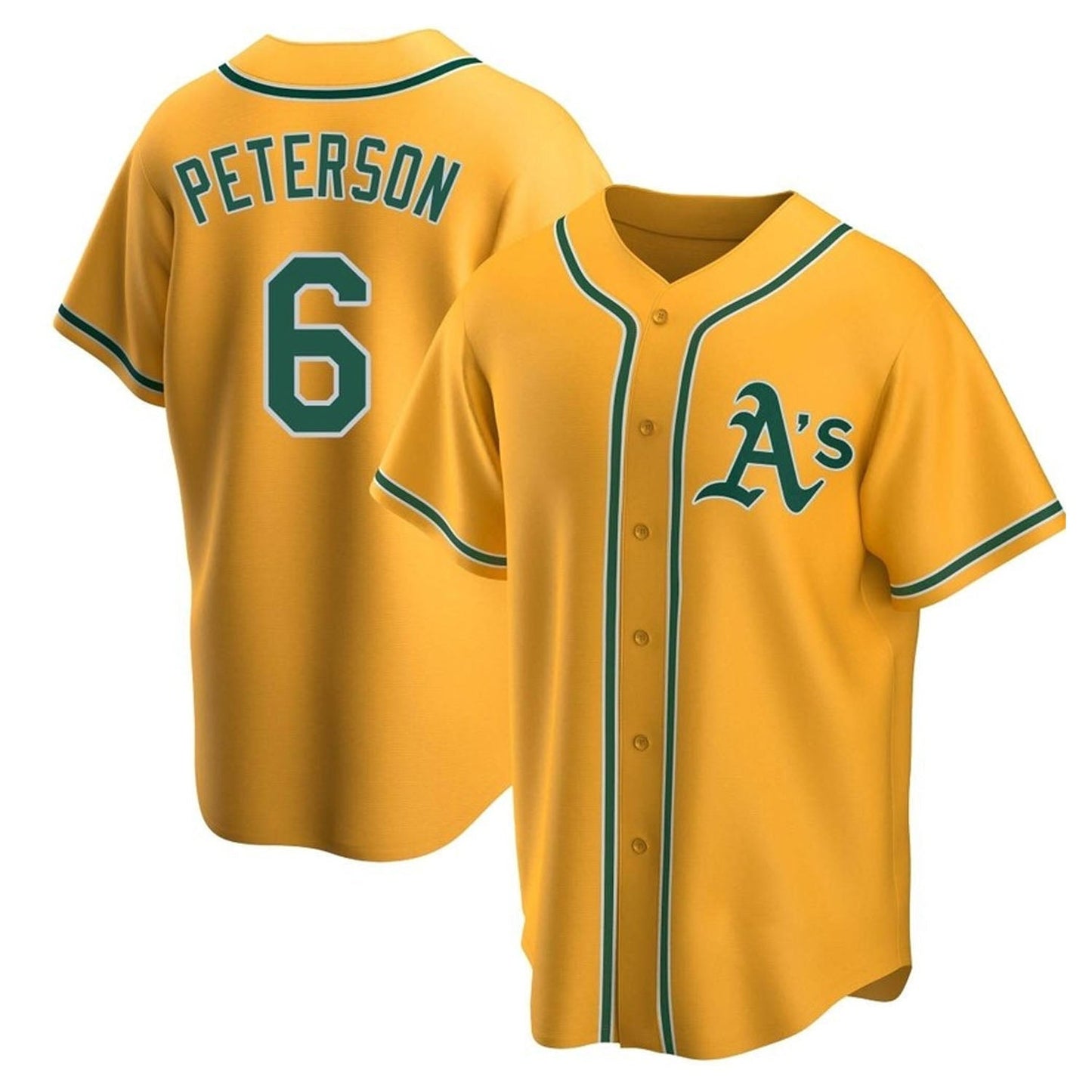 Jace Peterson Oakland Athletics 6 Jersey